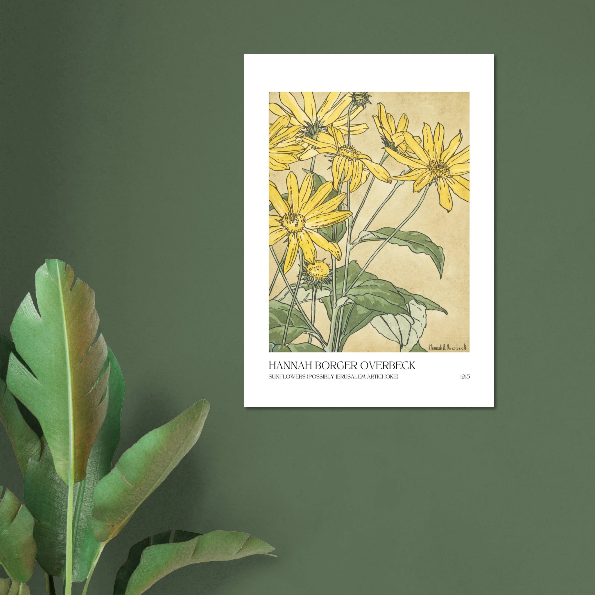 Sunflowers Poster - Calda Design Studio