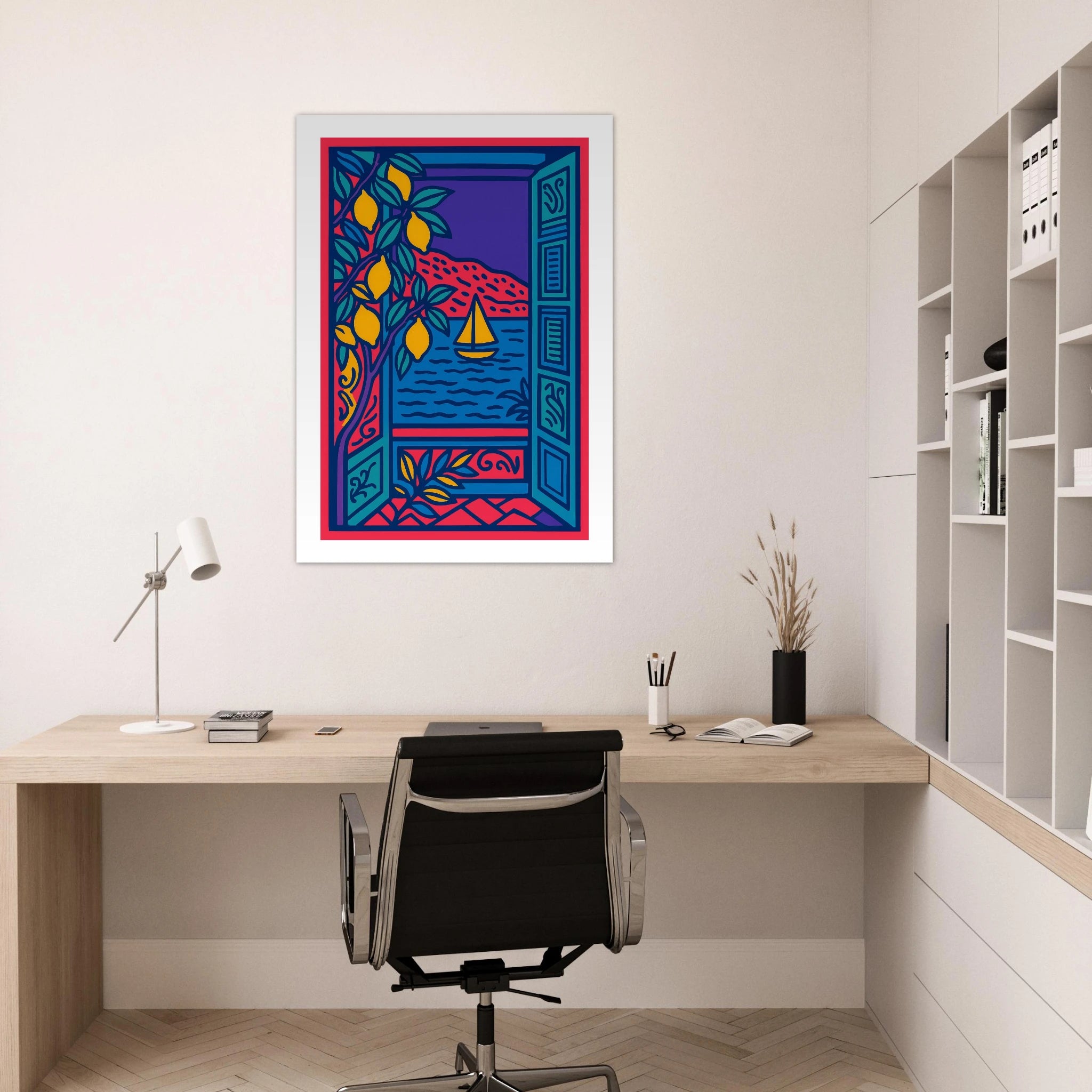 Mediterranean Vista Poster - Calda Design Studio
