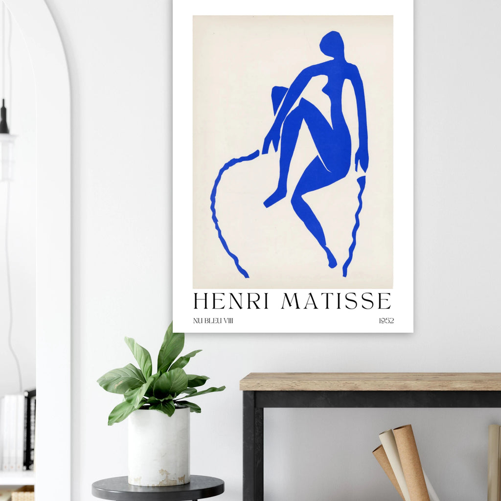 Nu bleu VIII Poster - Calda Design Studio