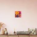Vibrant Pop Art Lily Blossoms Poster - Calda Design Studio