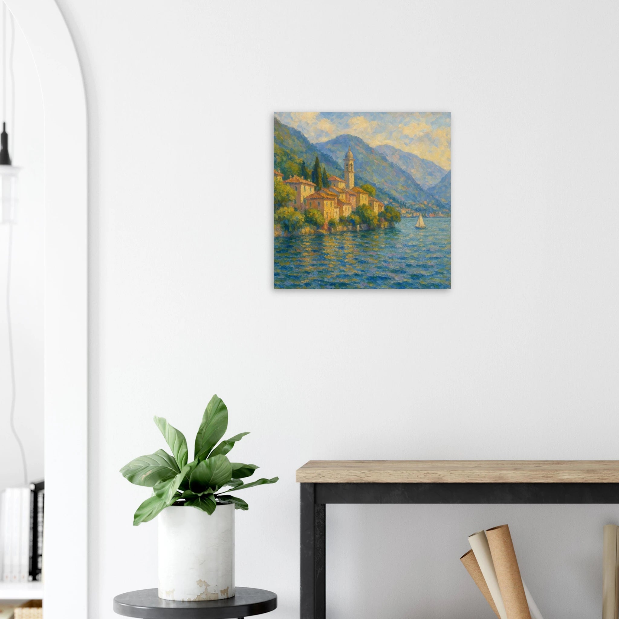 Lakeside Village Poster - Calda Design Studio