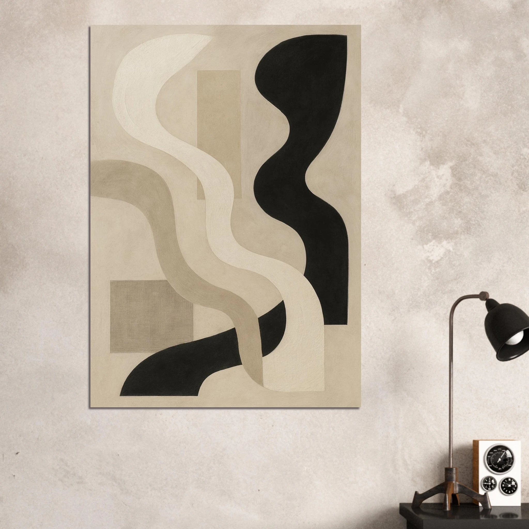 Wavy Structure Poster - Calda Design Studio