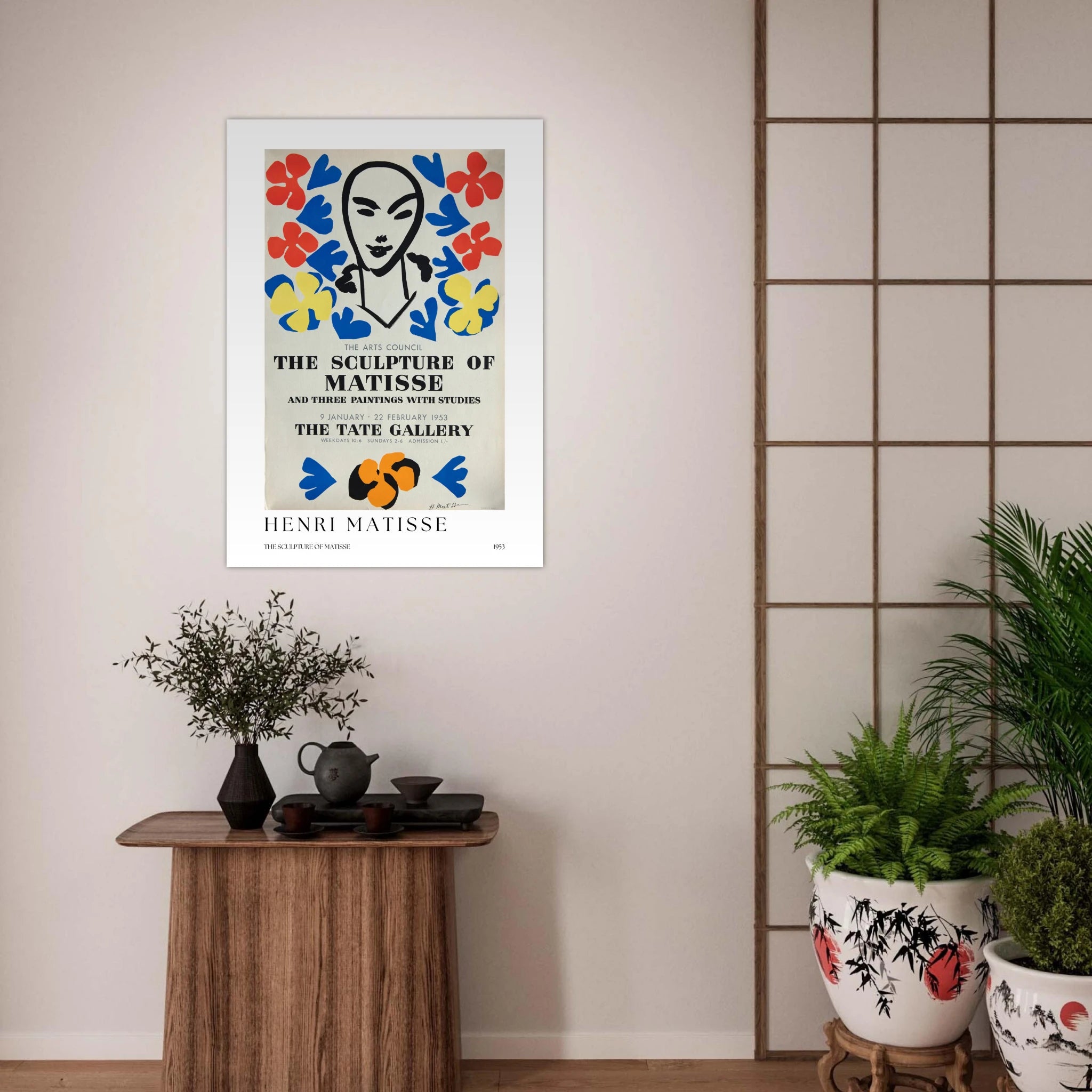 The sculpture of Matisse Poster - Calda Design Studio