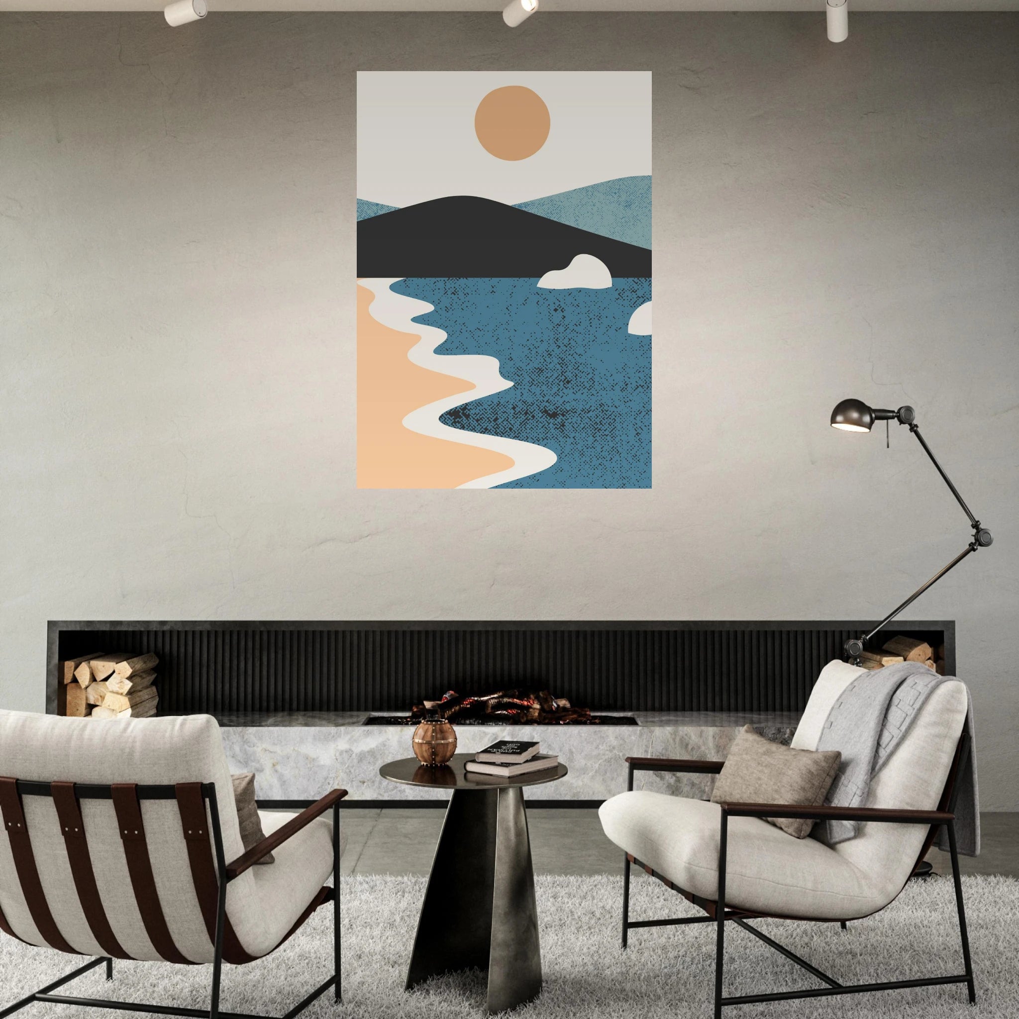 Beach day Poster - Calda Design Studio