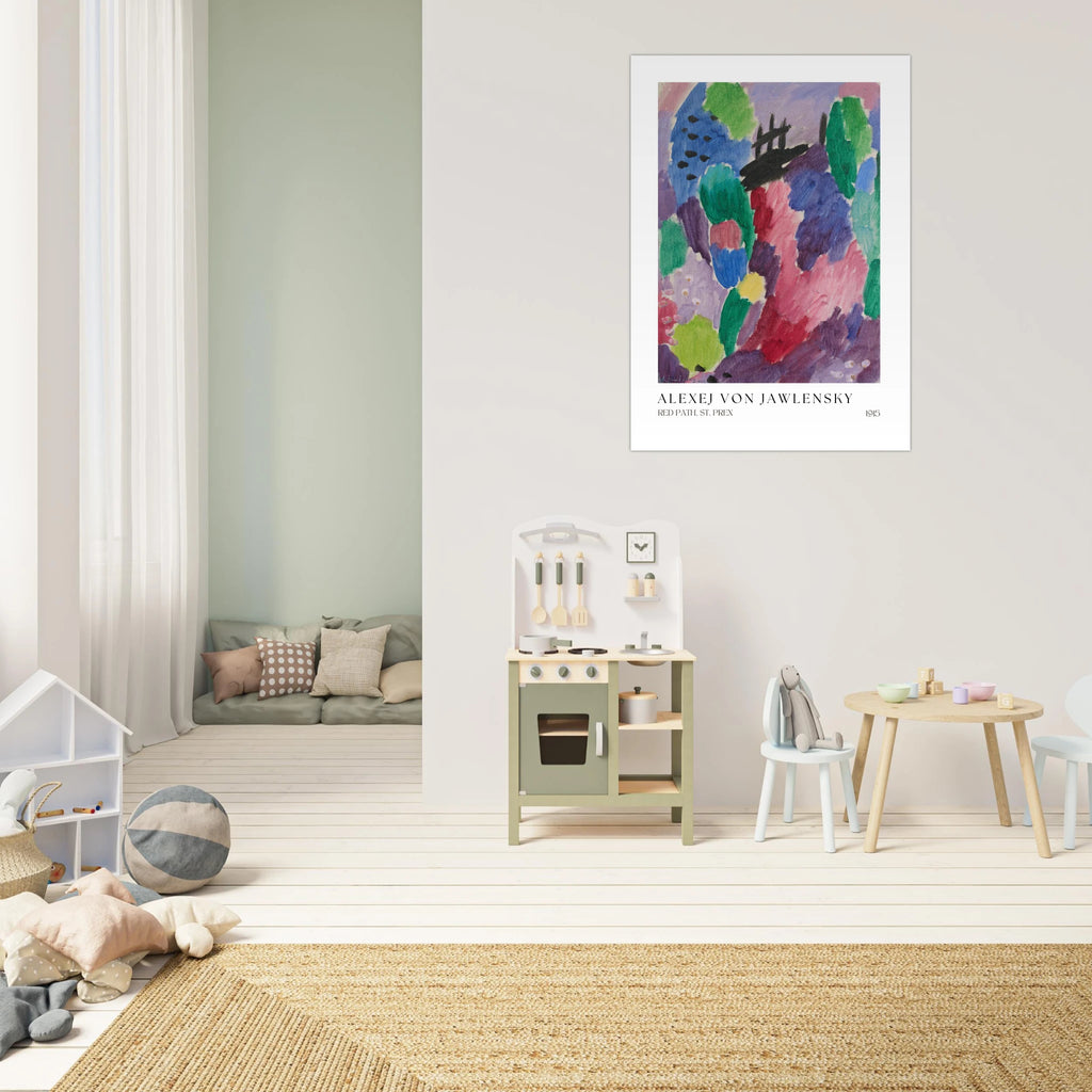 Red path, st. prex Poster - Calda Design Studio