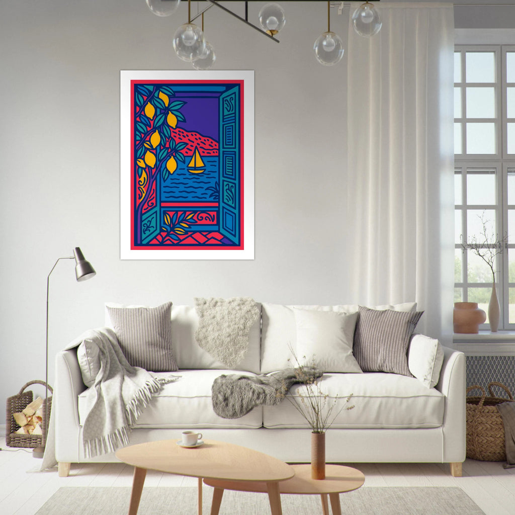 Mediterranean Vista Poster - Calda Design Studio