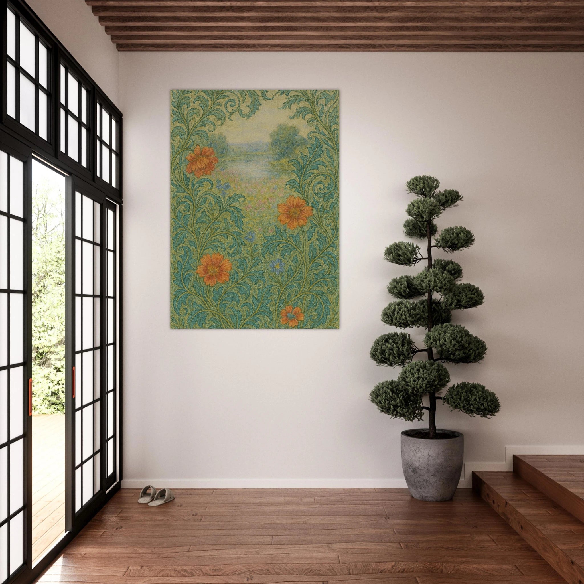 Impressionist Garden Poster - Calda Design Studio