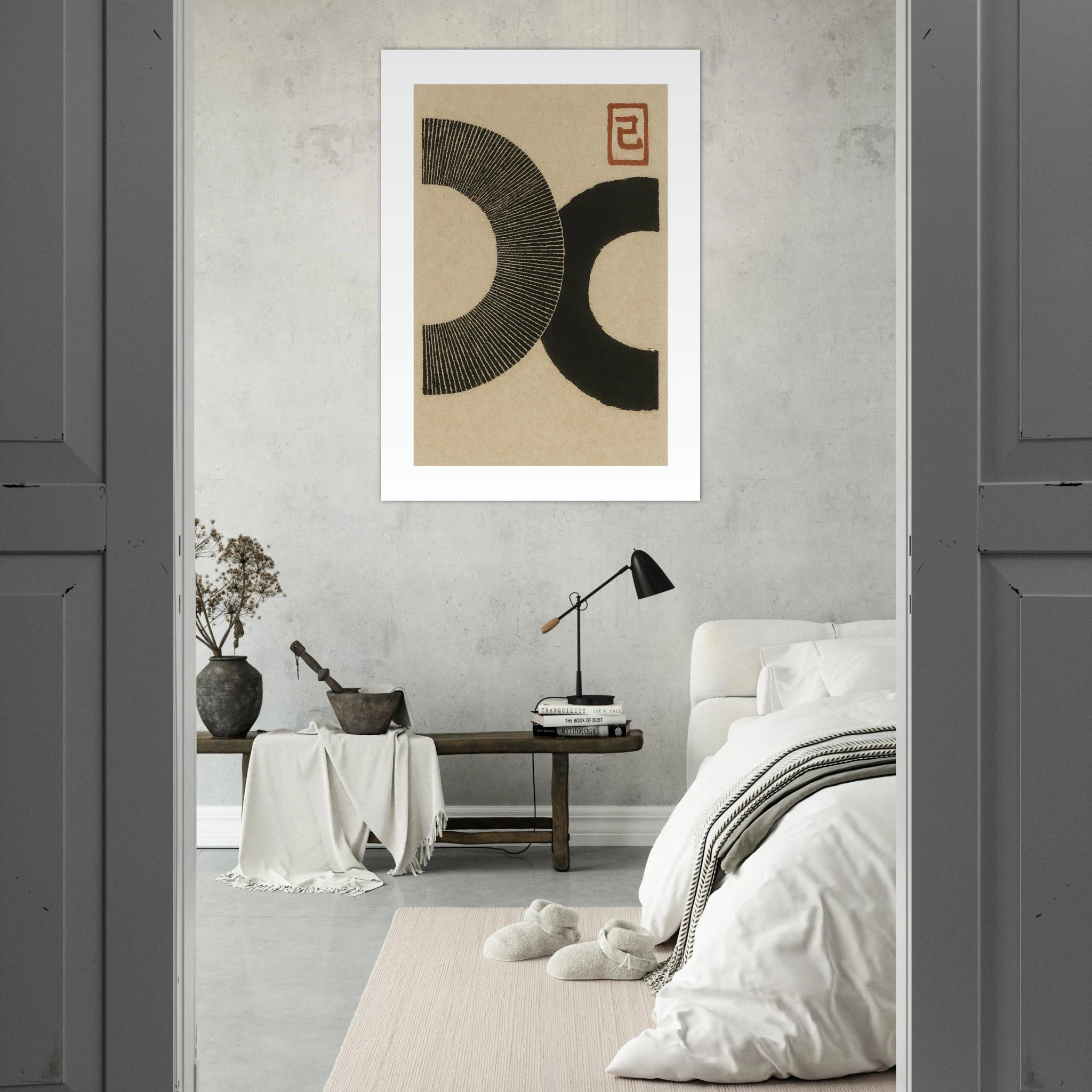 Black Circles Poster - Calda Design Studio