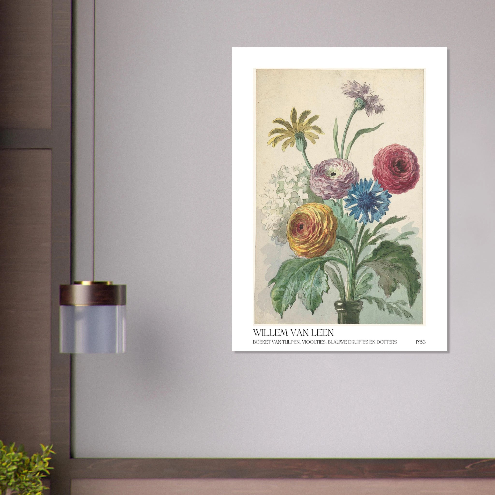 Boeket van Tulpen Poster - Calda Design Studio