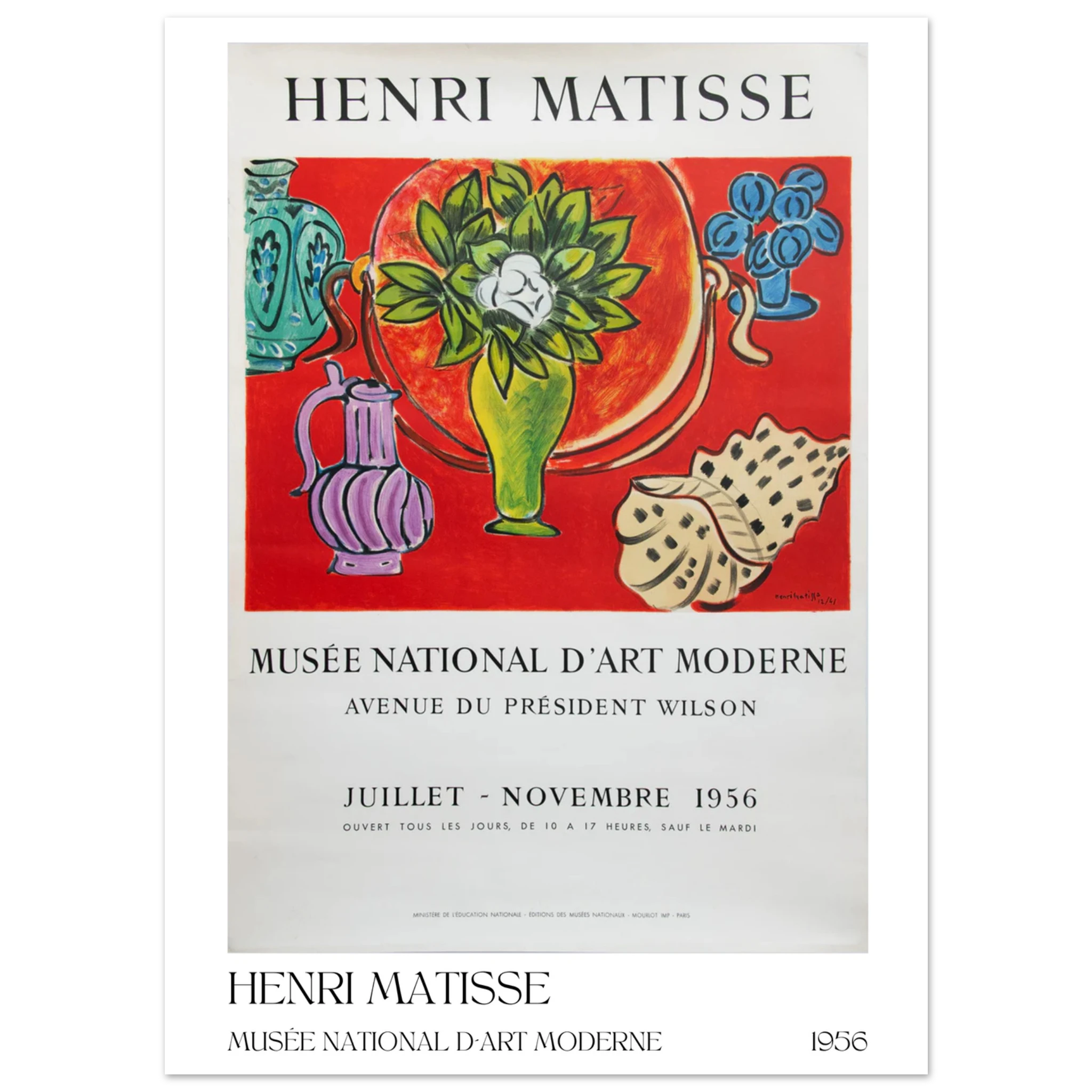 Musée National D´Art Moderne Poster - Calda Design Studio