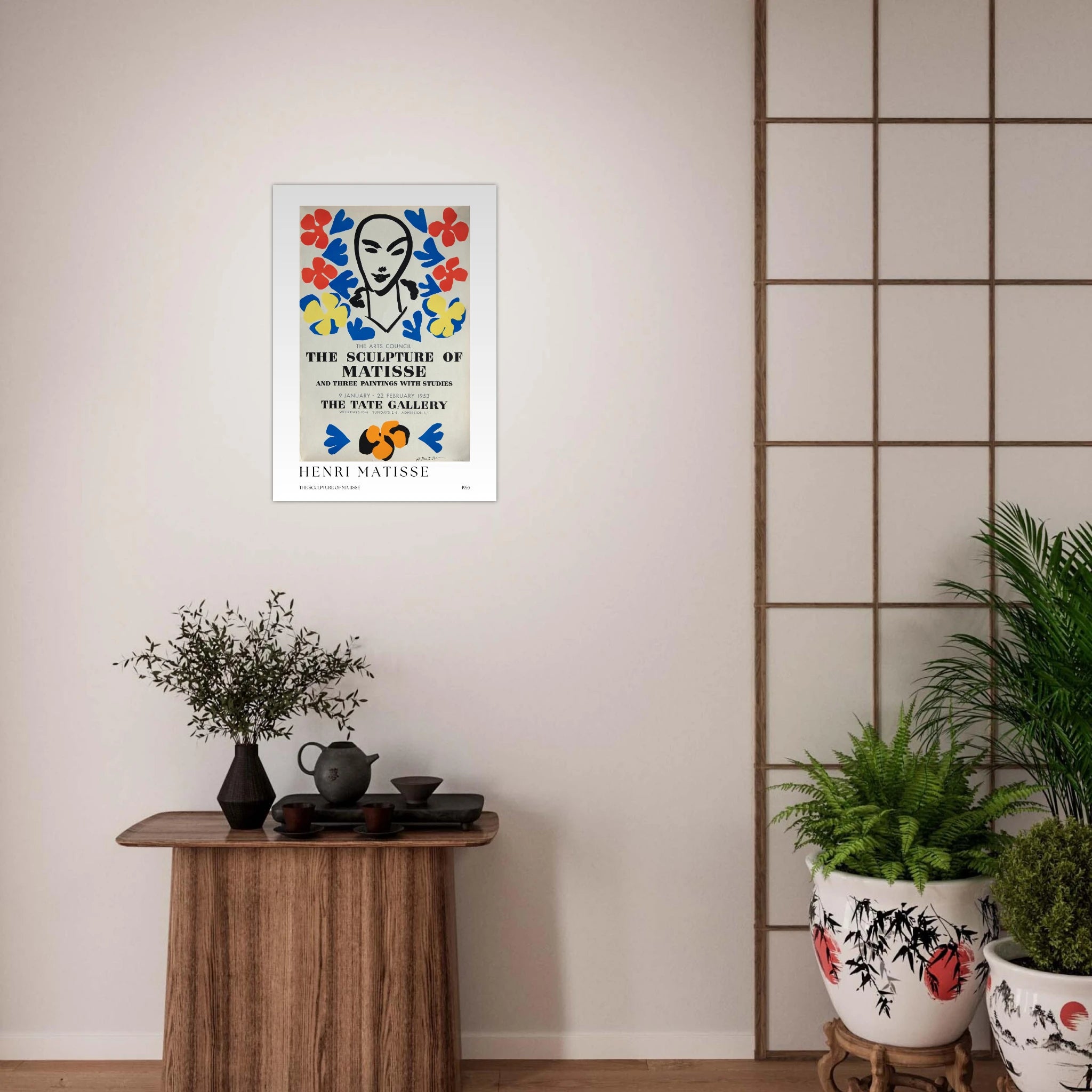 The sculpture of Matisse Poster - Calda Design Studio