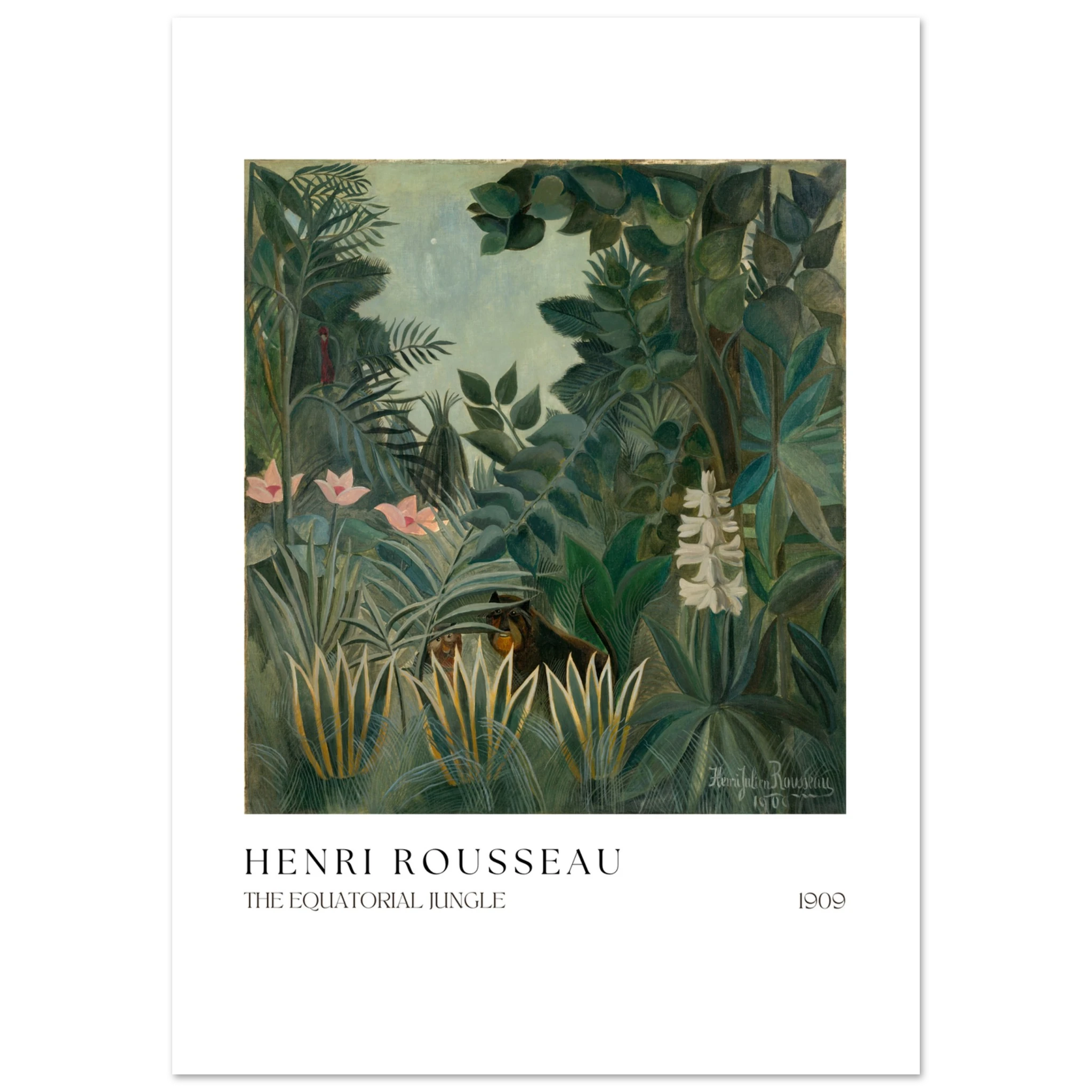 The equatorial jungle Poster - Calda Design Studio