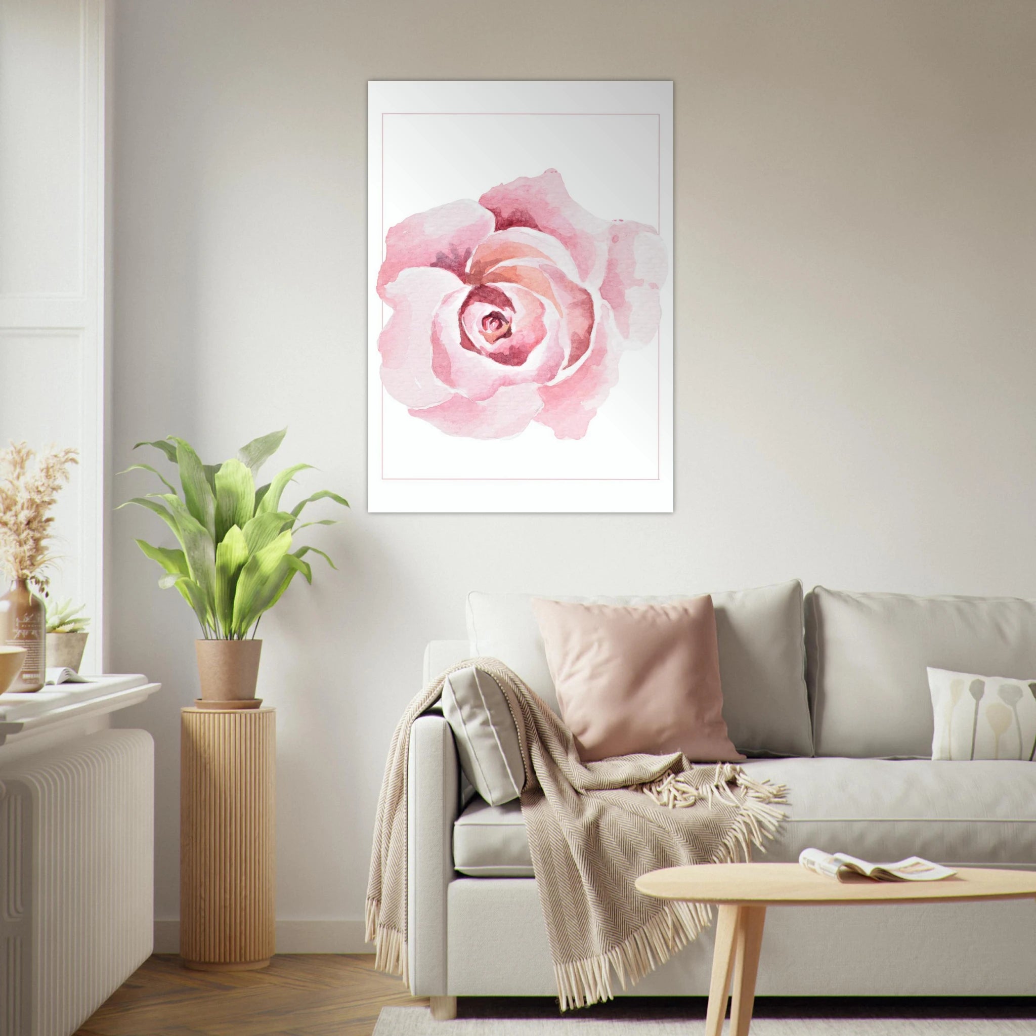 Abstract Rose Poster - Calda Design Studio