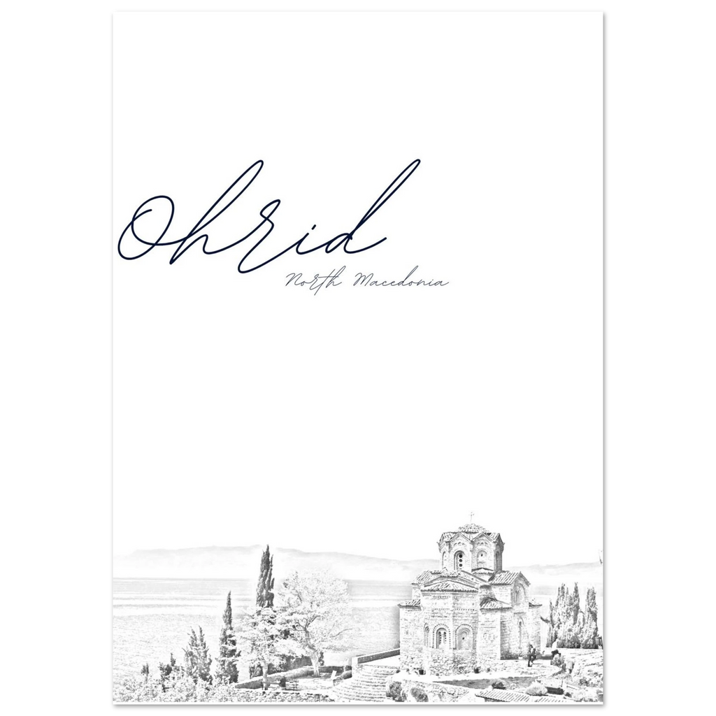 Ohrid Poster - Calda Design Studio