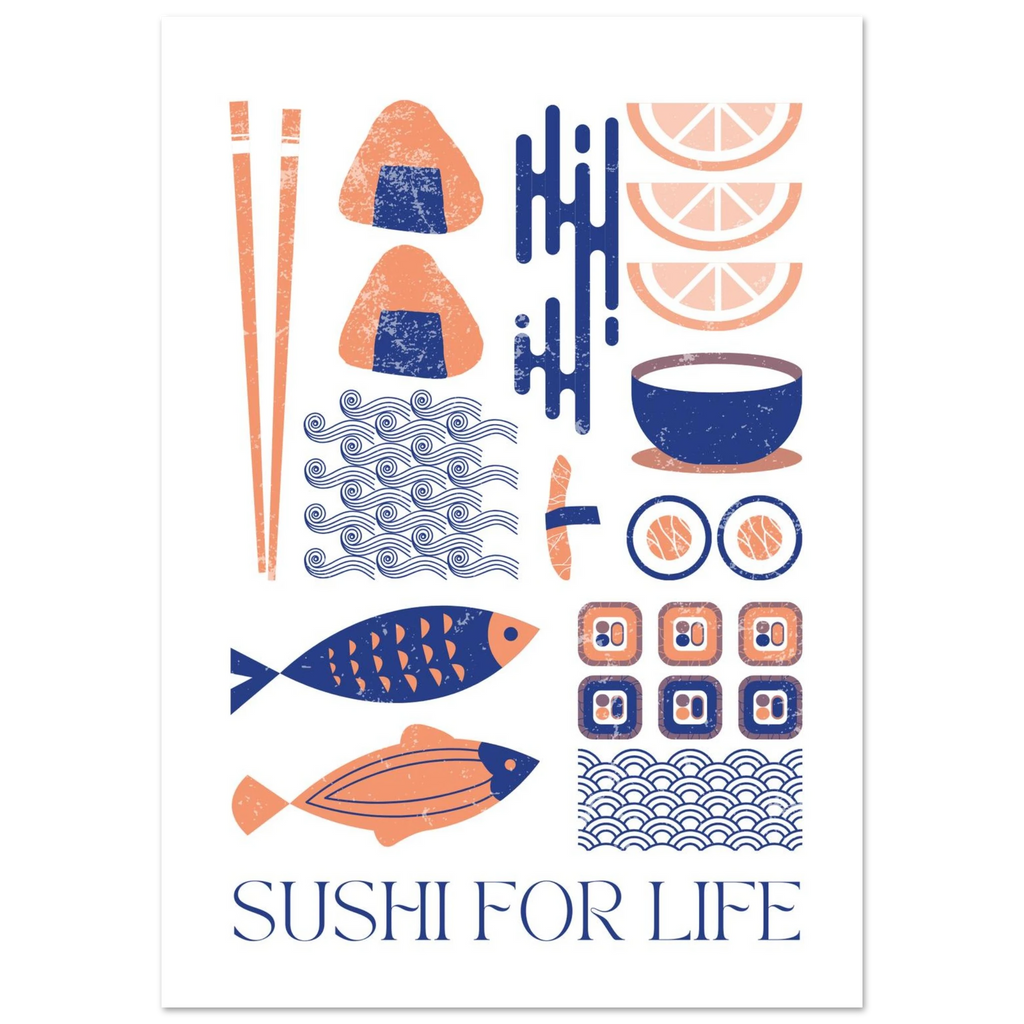 Sushi Lover Poster - Calda Design Studio