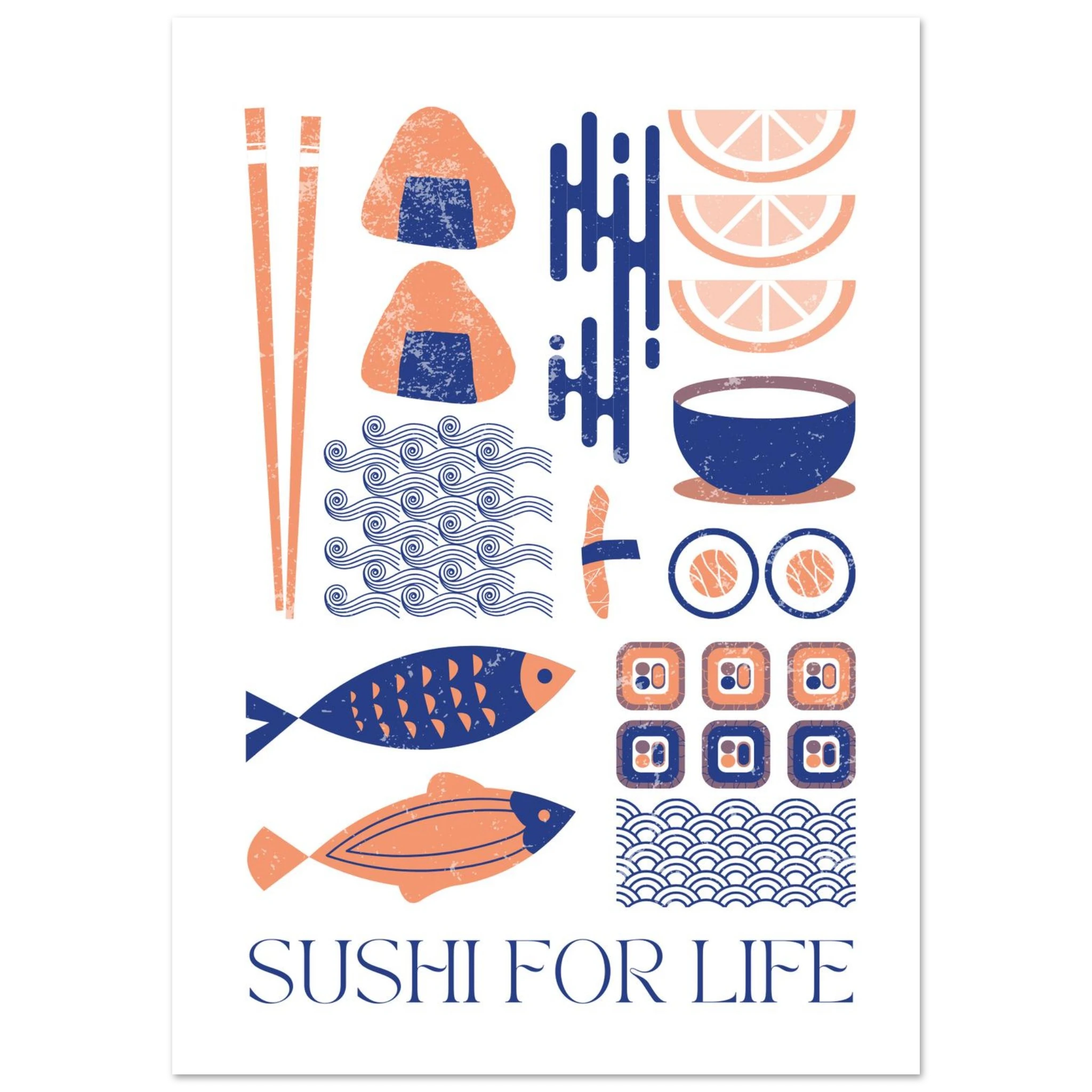 Sushi Lover Poster - Calda Design Studio