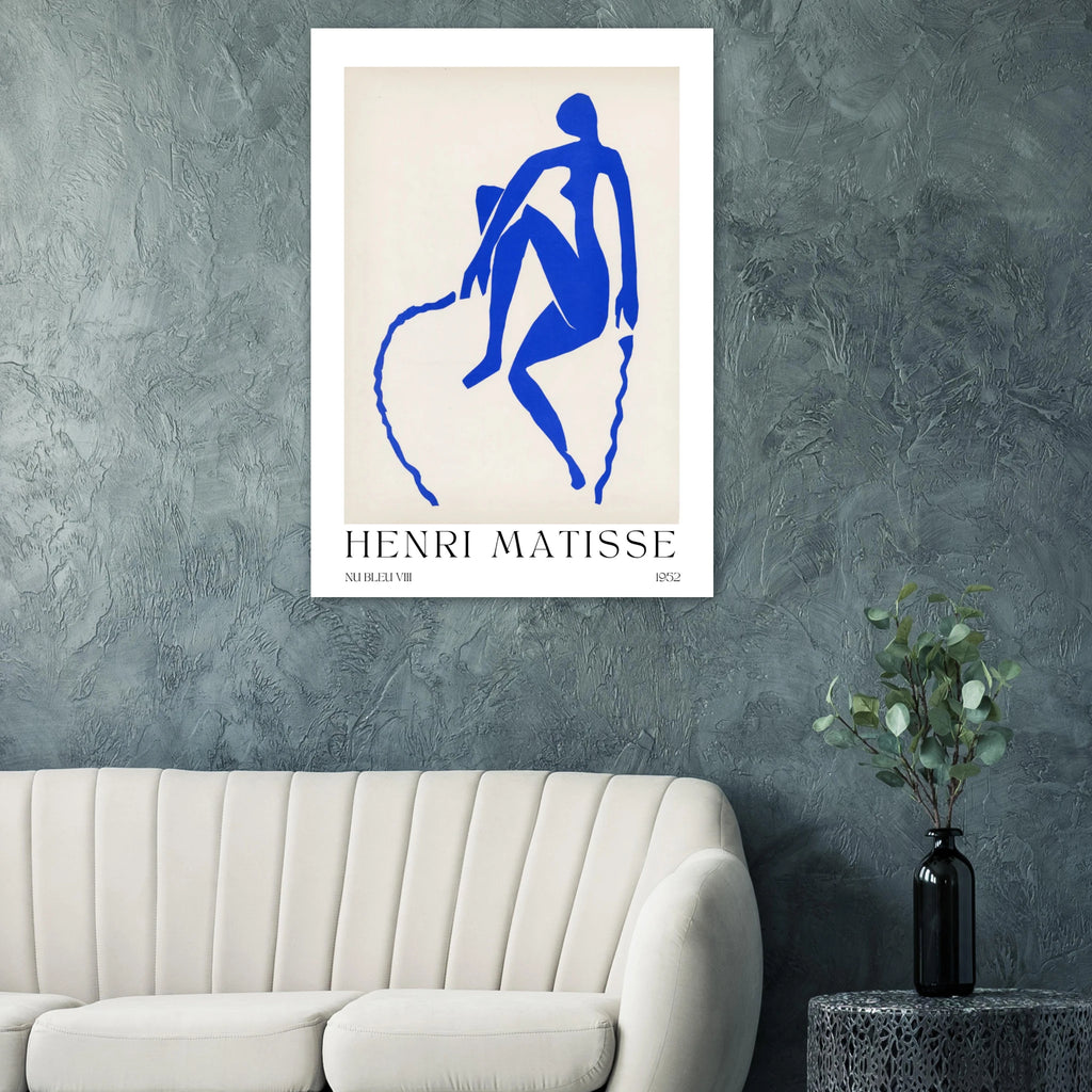 Nu bleu VIII Poster - Calda Design Studio