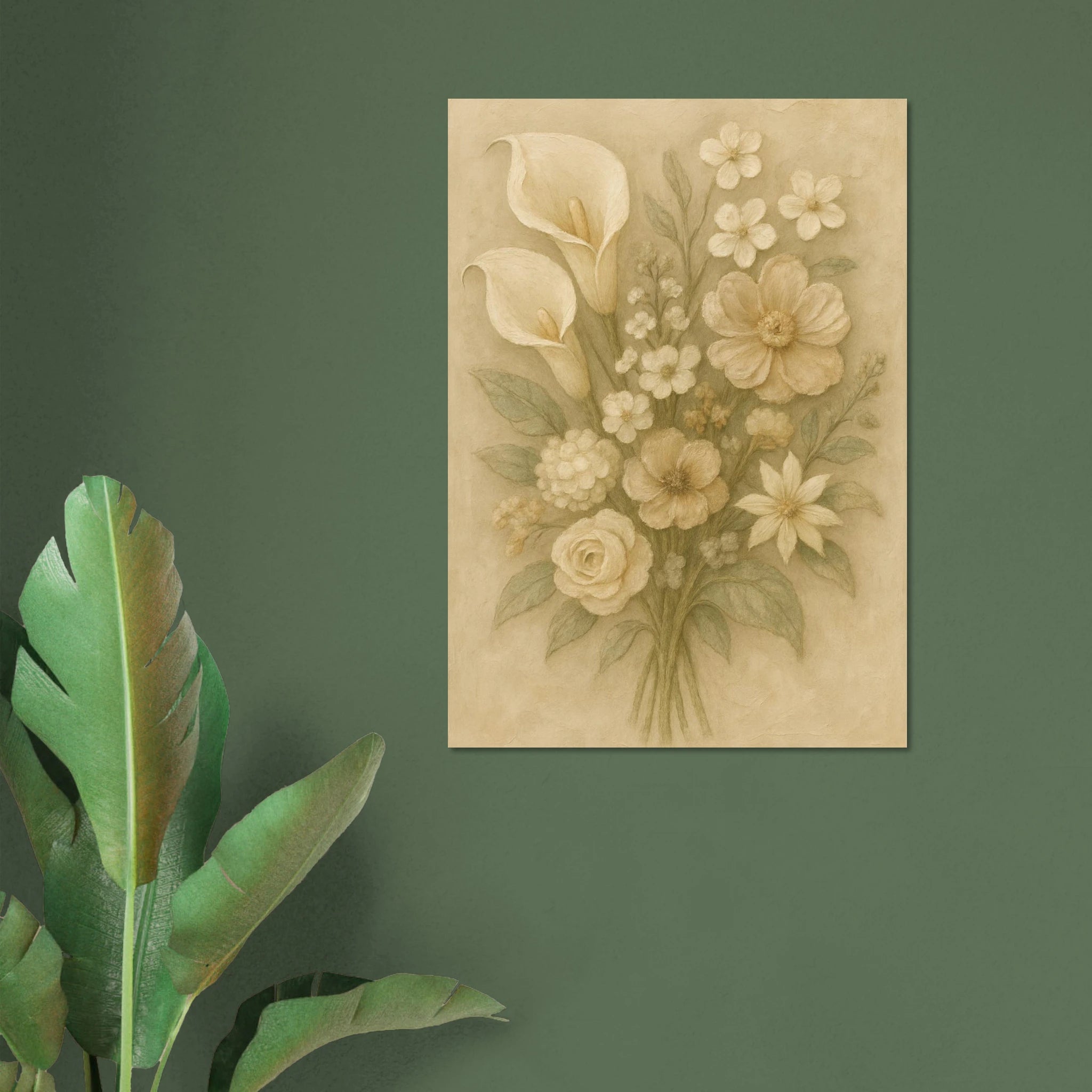 Soft Floral Arrangment Poster - Calda Design Studio