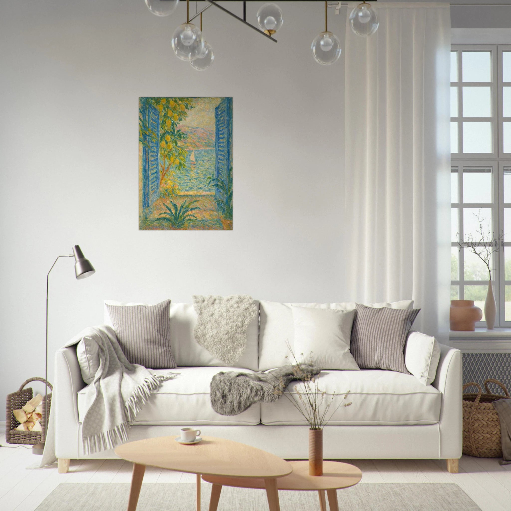 Mediterranean Seascape Poster - Calda Design Studio