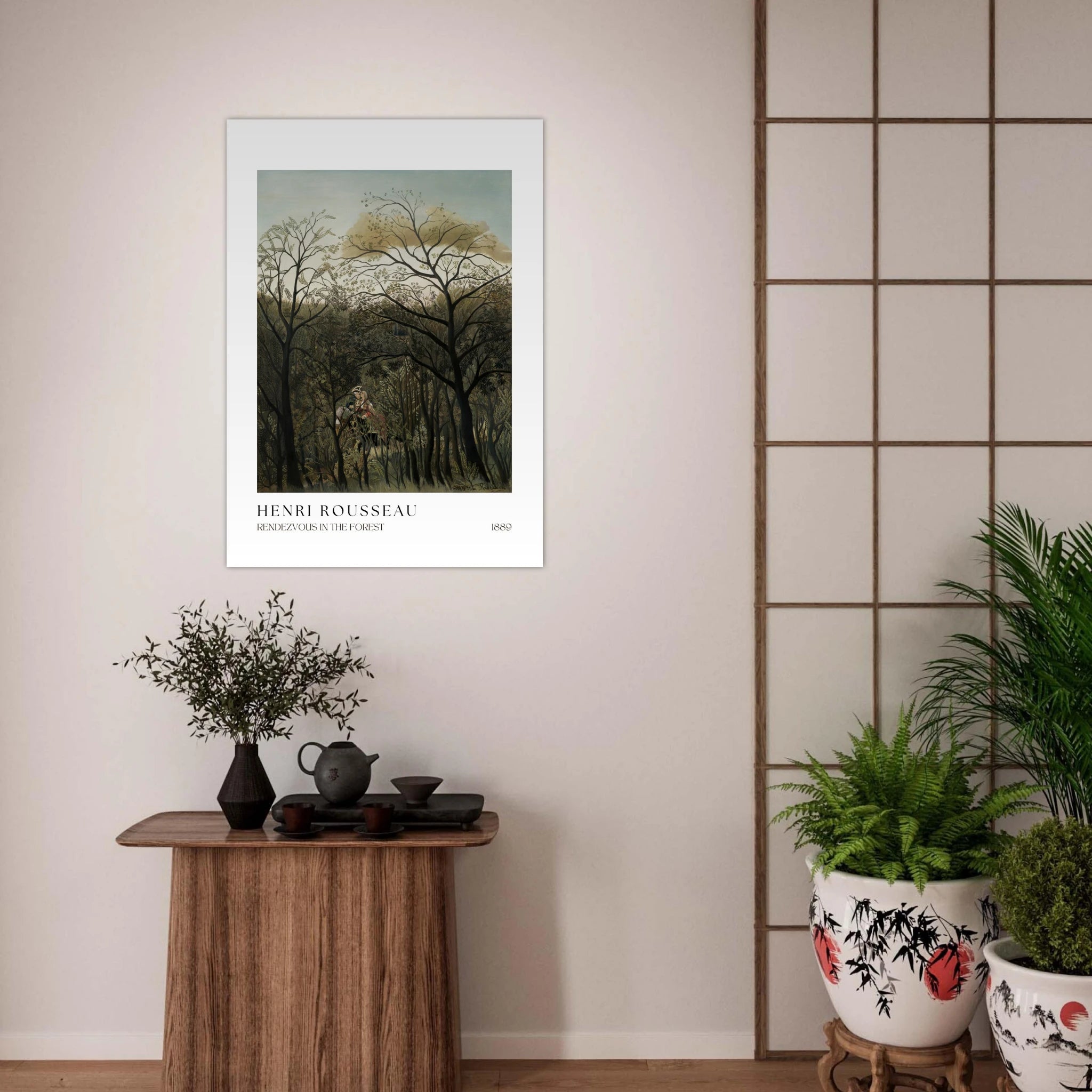 Rendezvous in the forest Poster - Calda Design Studio