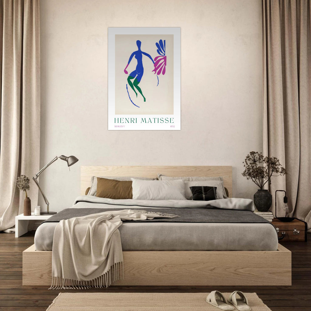 Nu bleu V Poster - Calda Design Studio