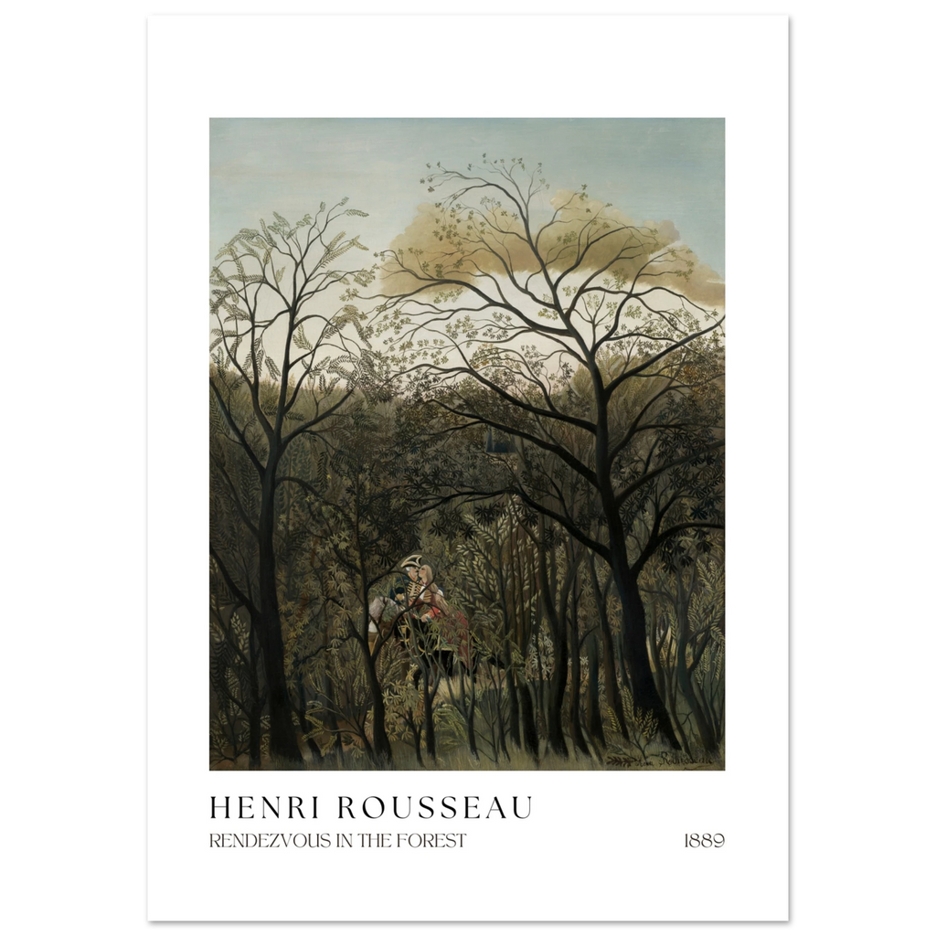 Rendezvous in the forest Poster - Calda Design Studio