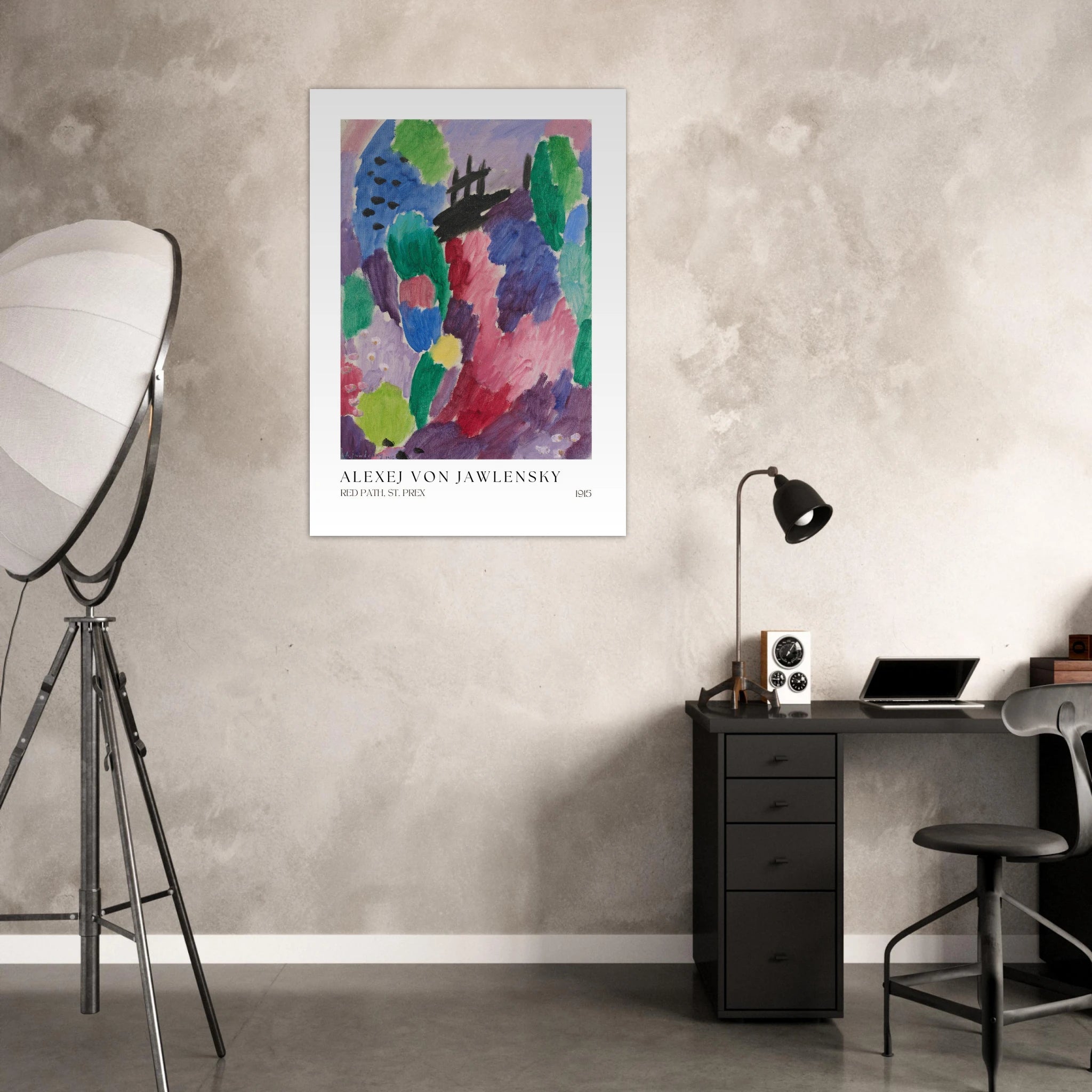 Red path, st. prex Poster - Calda Design Studio