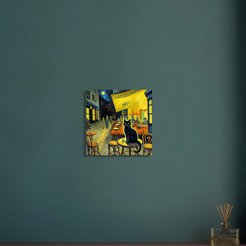 Caféterasse am Abend Poster - Calda Design Studio