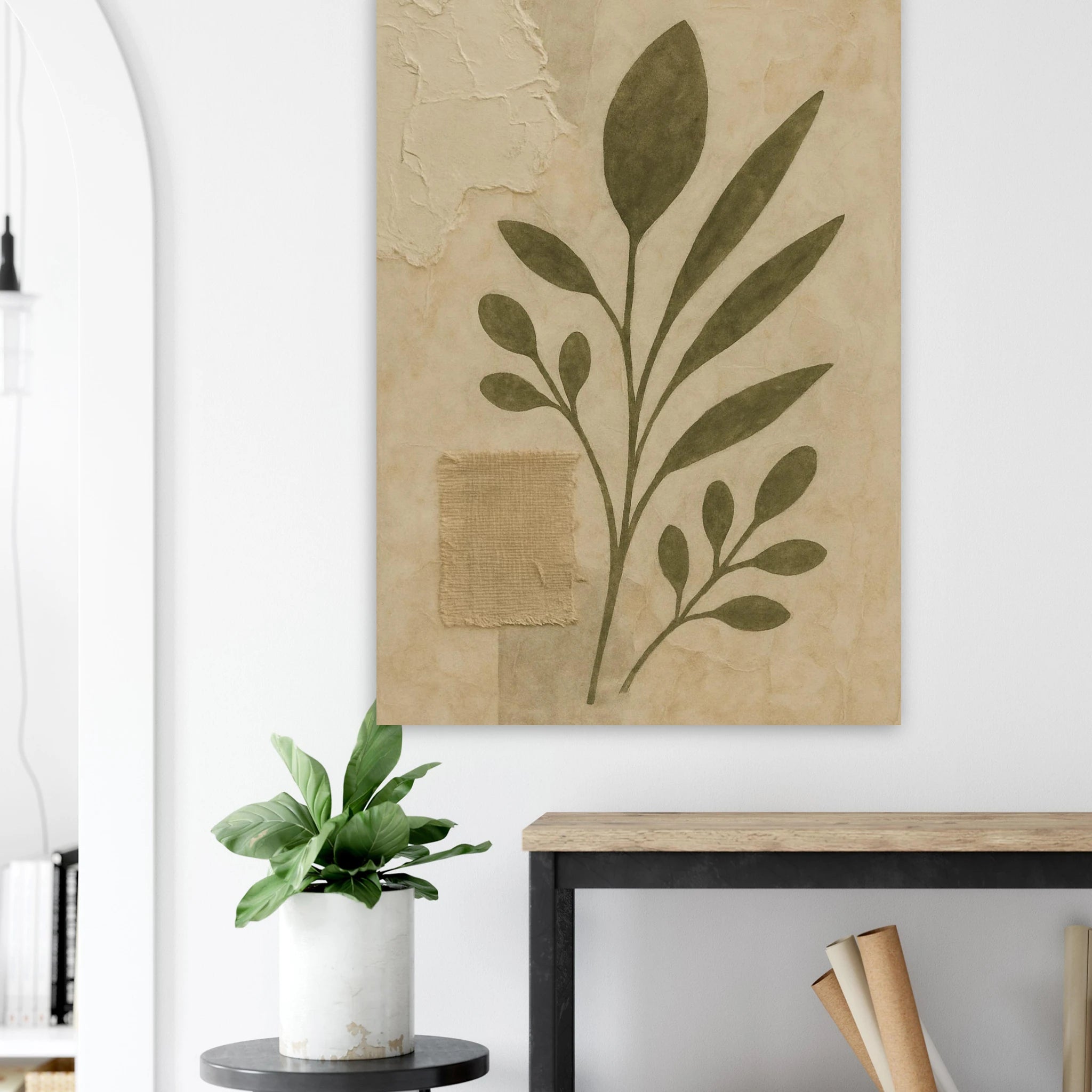 Green leaf Poster - Calda Design Studio