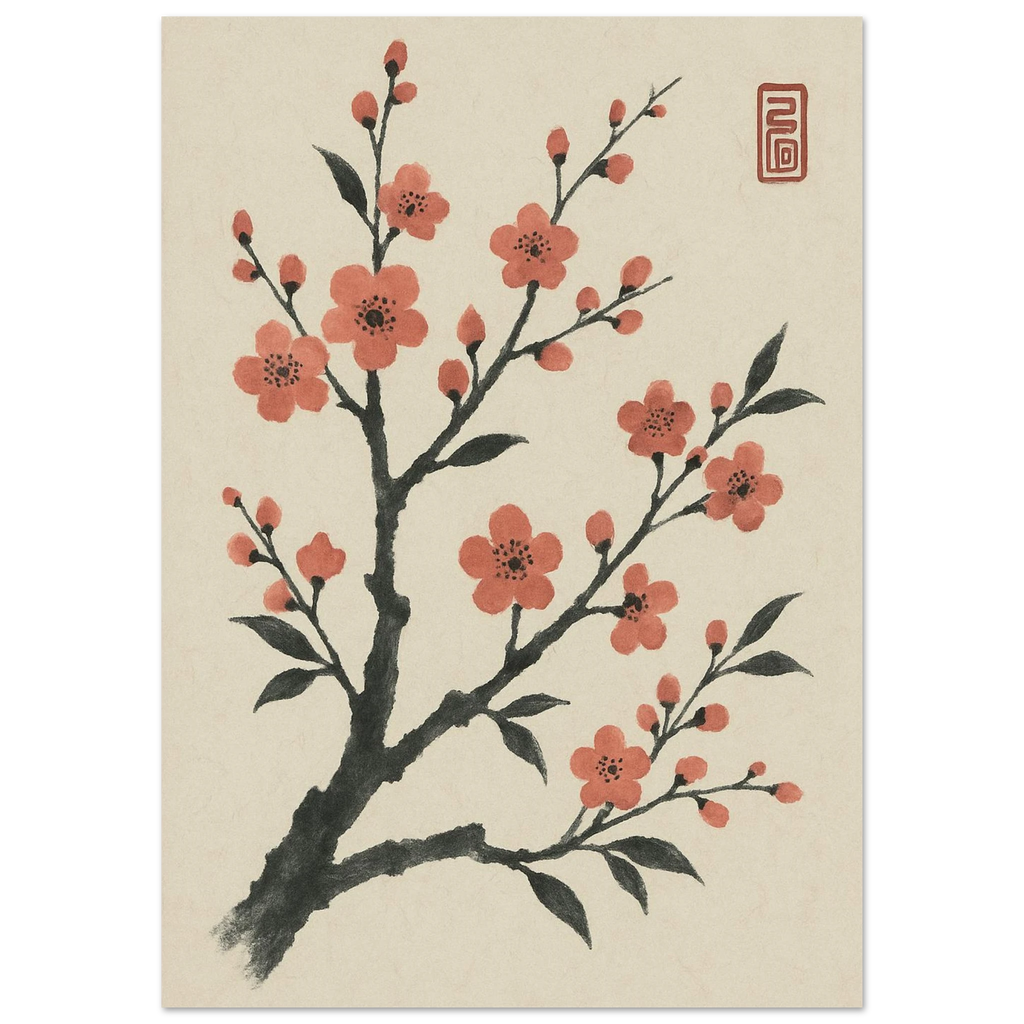 Cherry Blossom Poster - Calda Design Studio