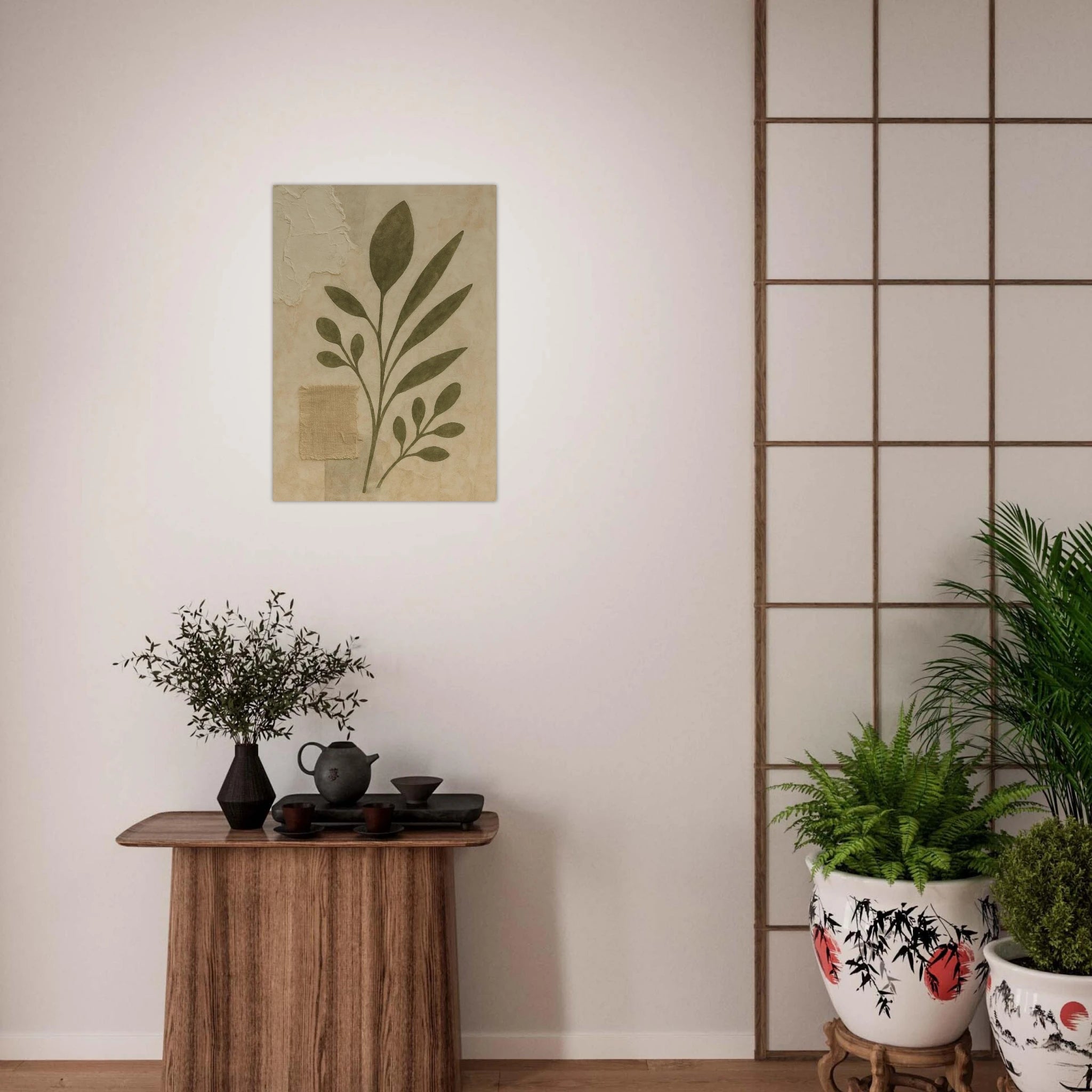 Green leaf Poster - Calda Design Studio