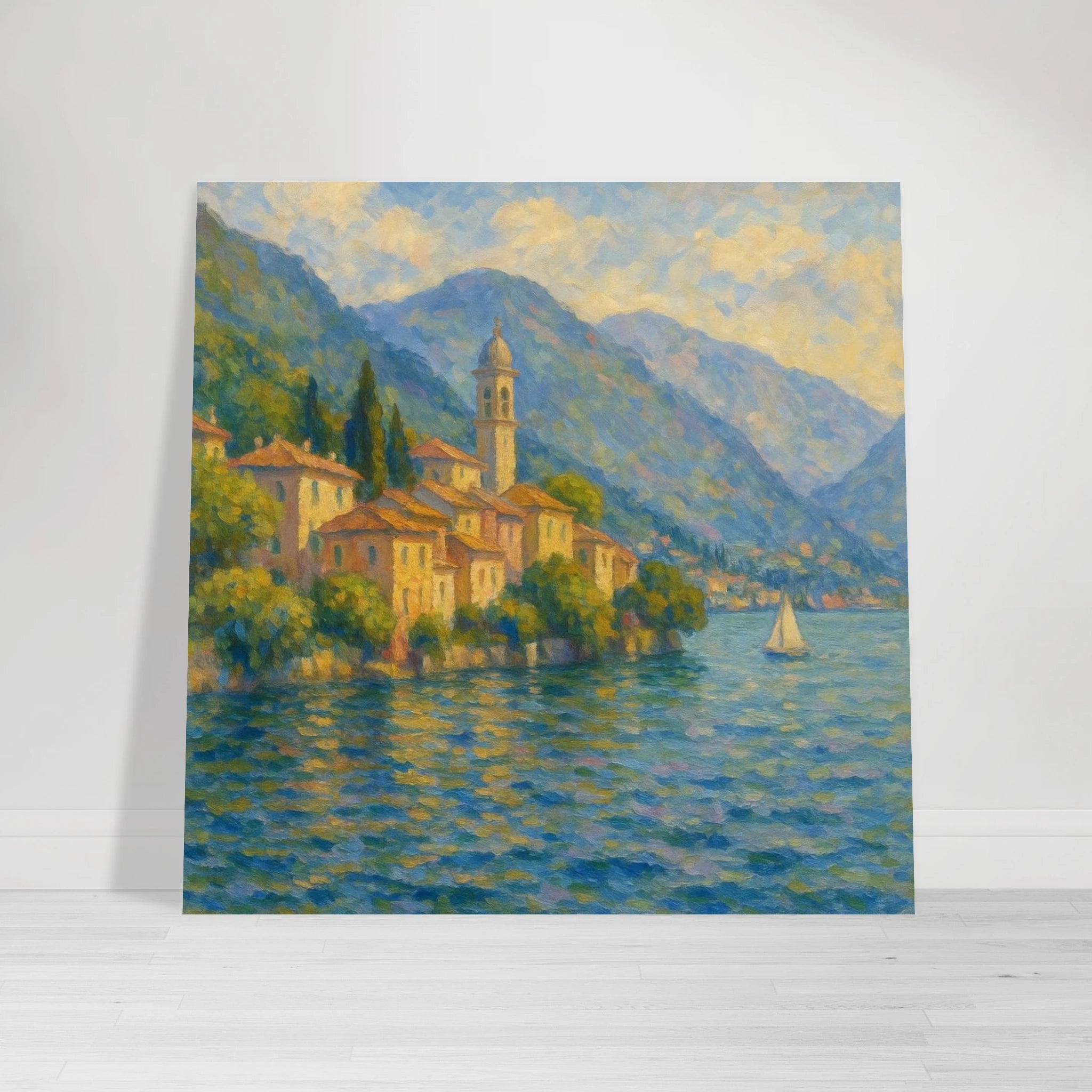 Lakeside Village Poster - Calda Design Studio