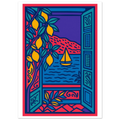 Mediterranean Vista Poster - Calda Design Studio