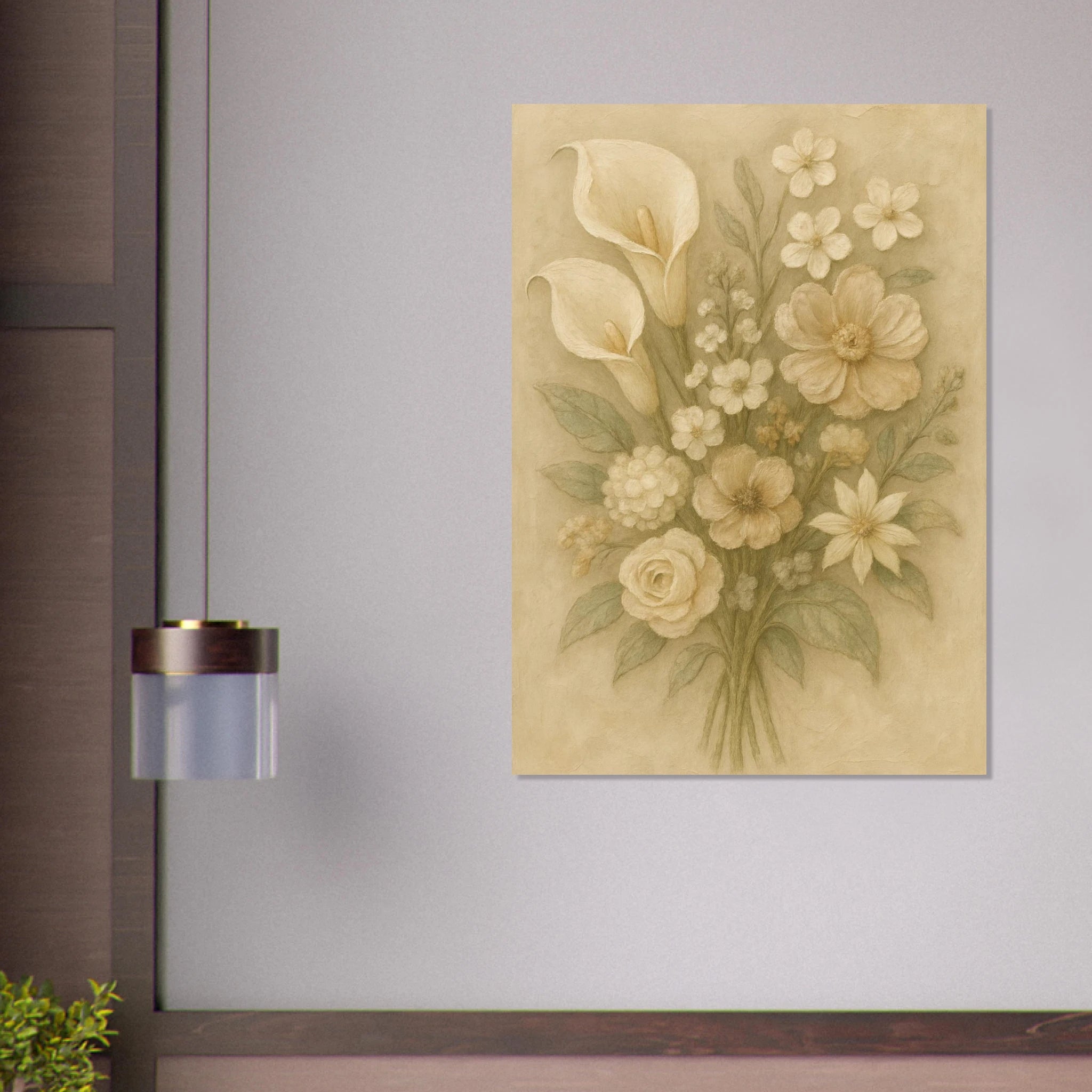 Soft Floral Arrangment Poster - Calda Design Studio