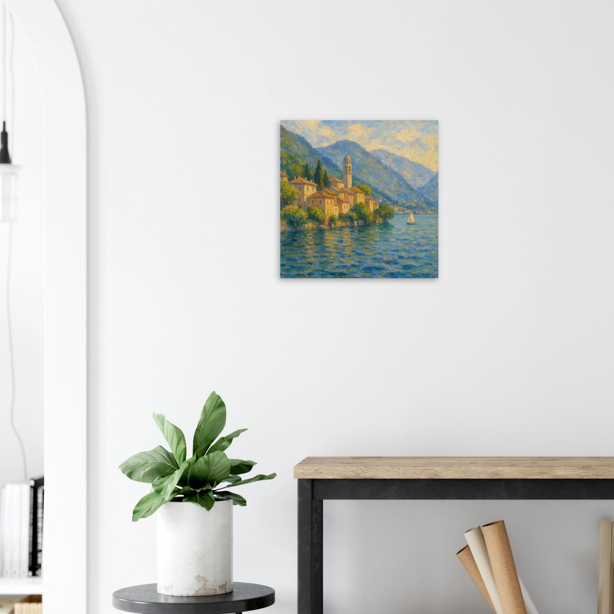 Lakeside Village Poster - Calda Design Studio