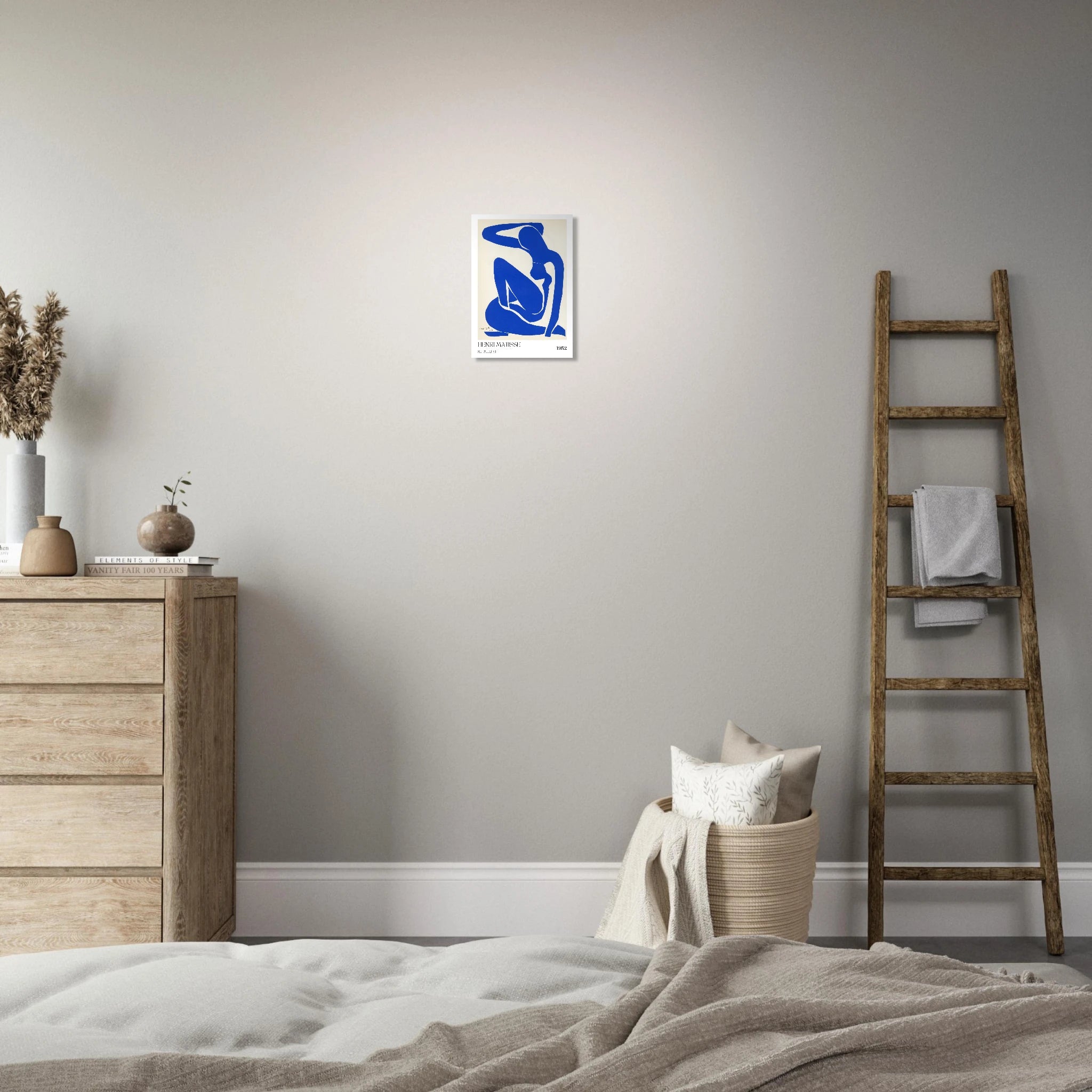 Nu bleu VI Poster - Calda Design Studio