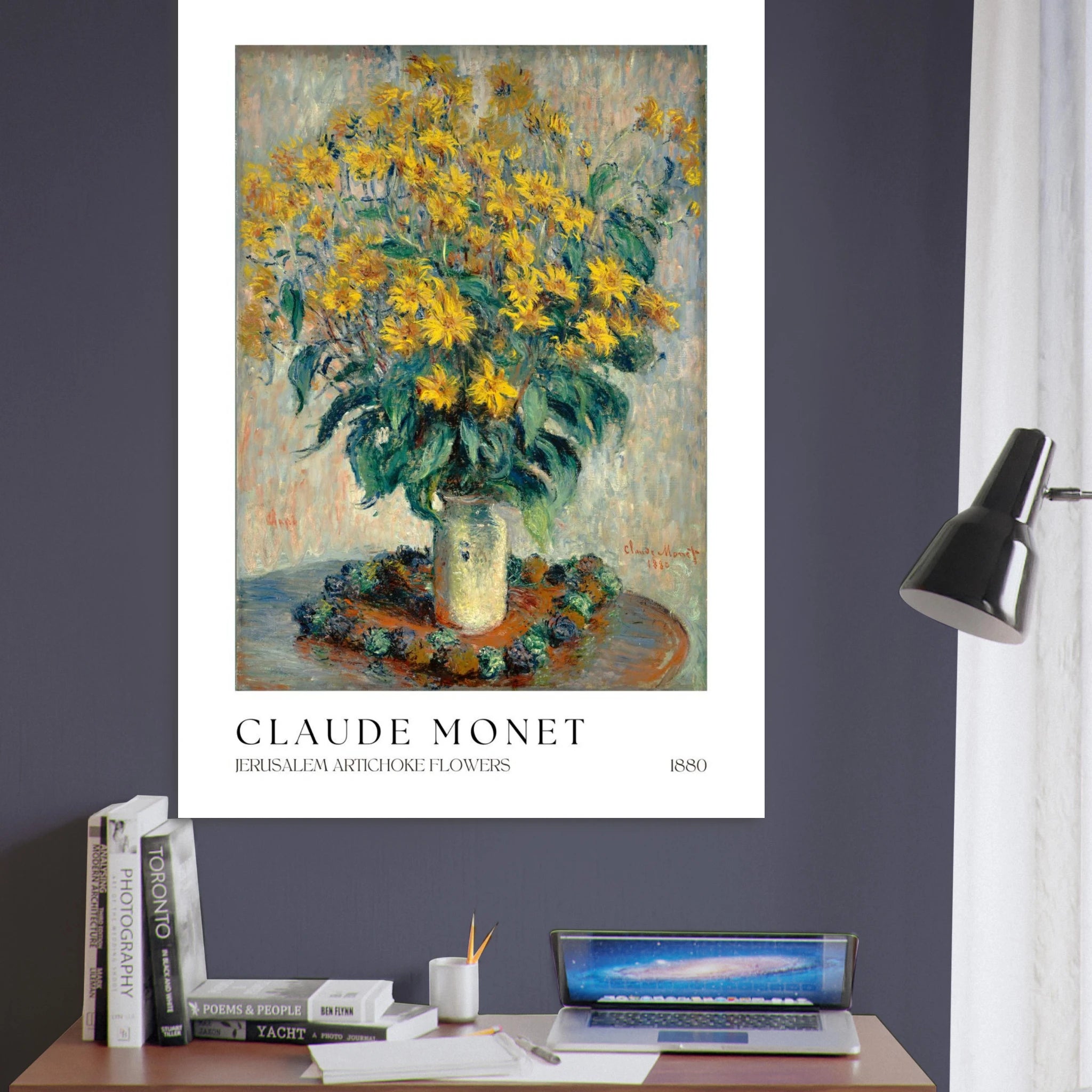 Jerusalem artichoke flowers Poster - Calda Design Studio