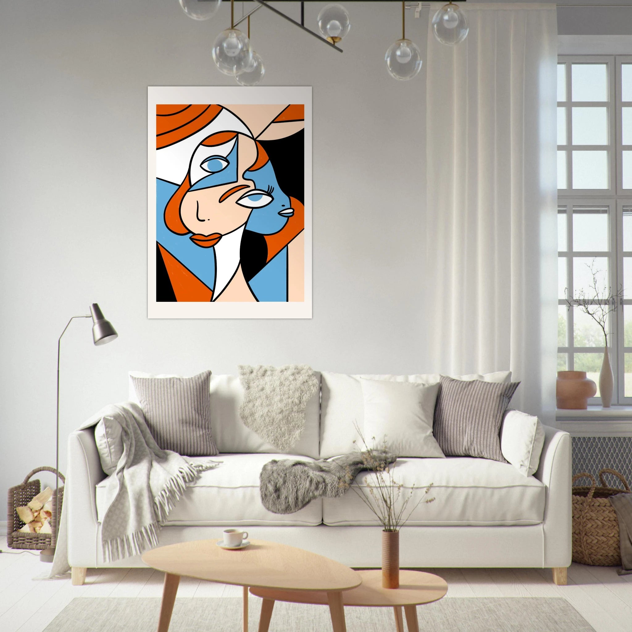 Two faced Woman Poster - Calda Design Studio