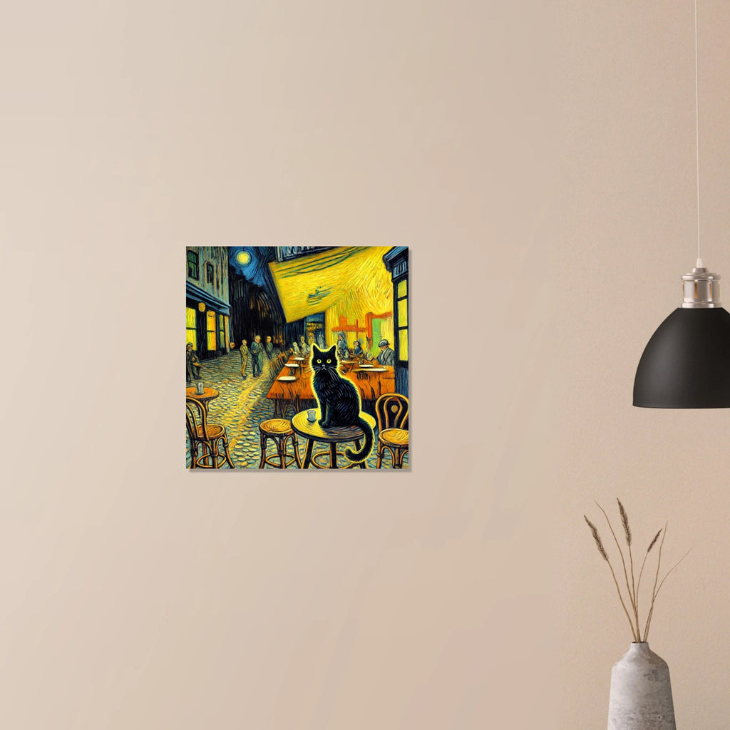 Caféterasse am Abend Poster - Calda Design Studio