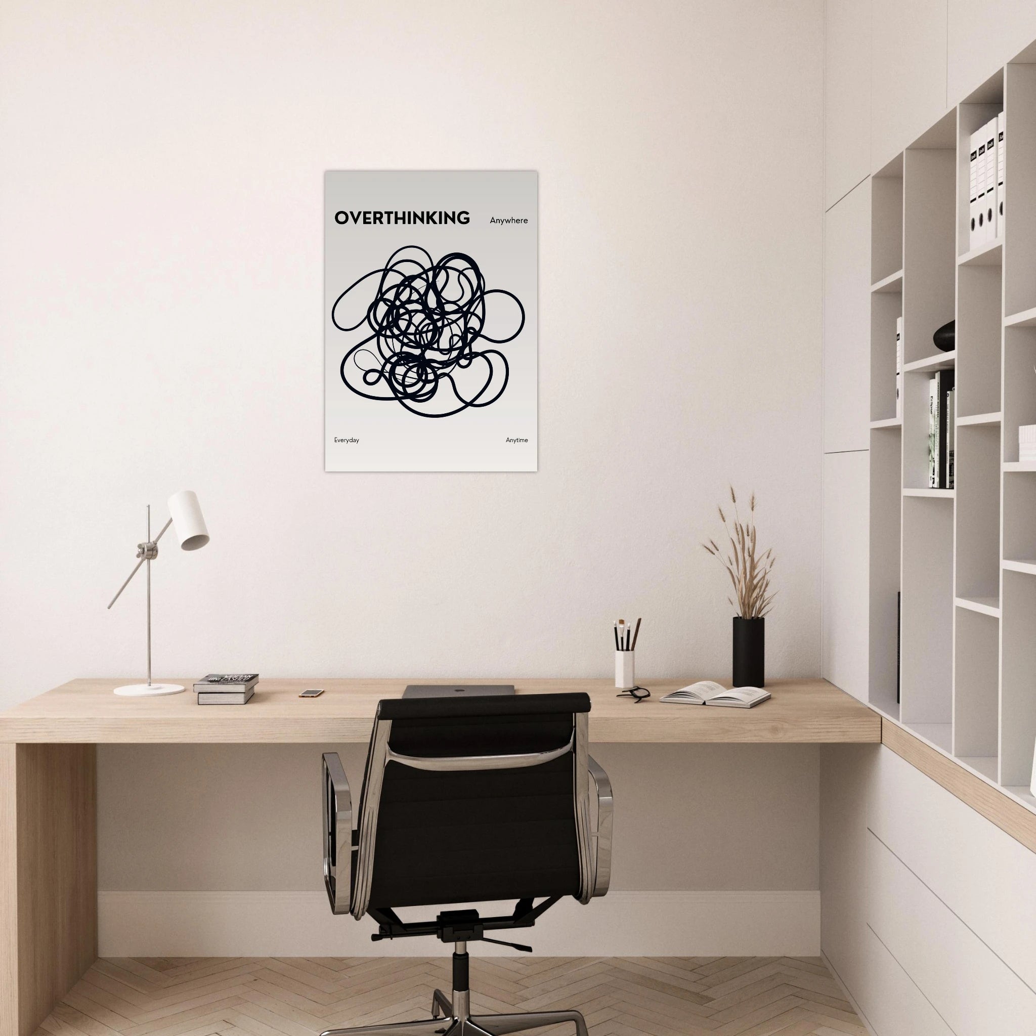 Overthinking Poster - Calda Design Studio