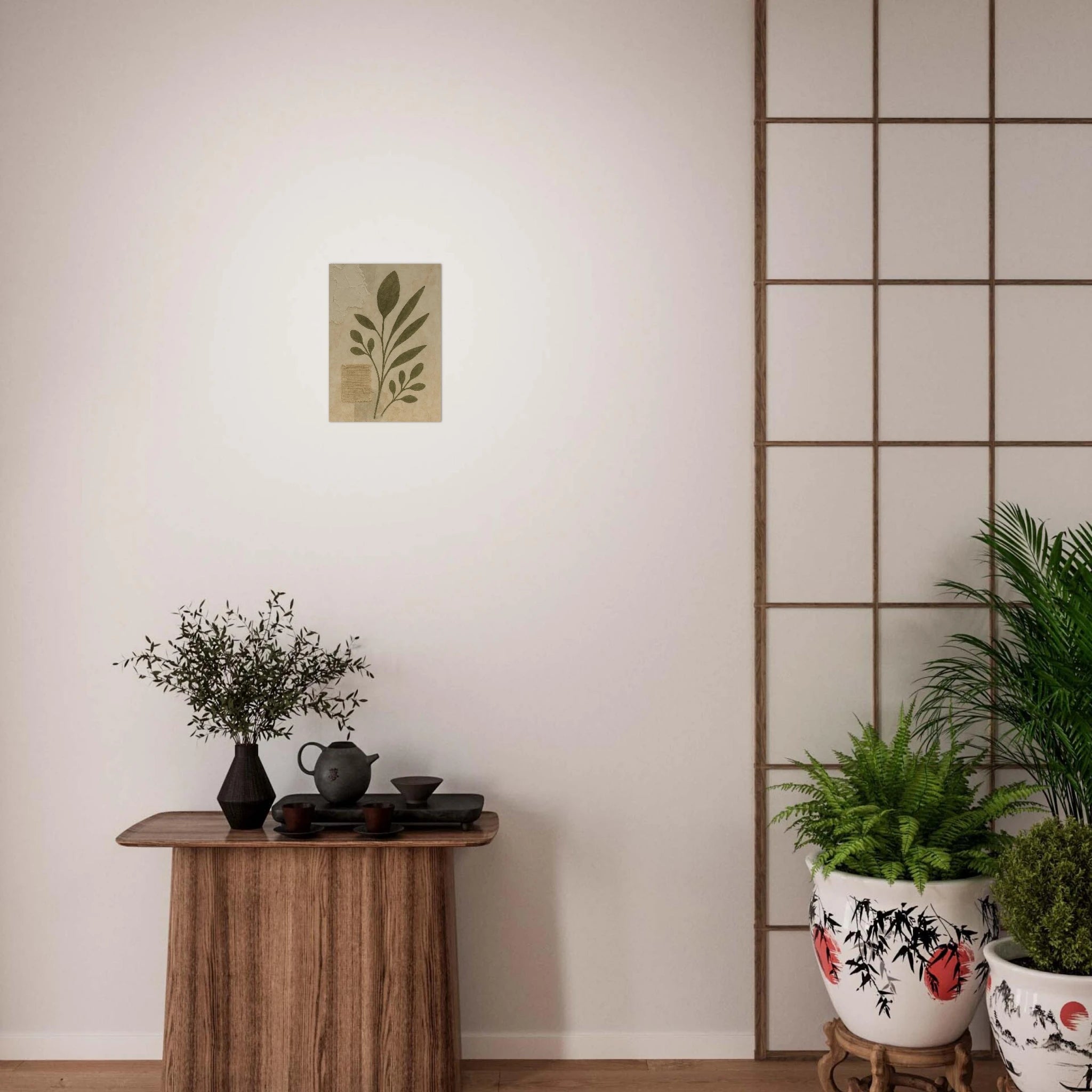 Green leaf Poster - Calda Design Studio