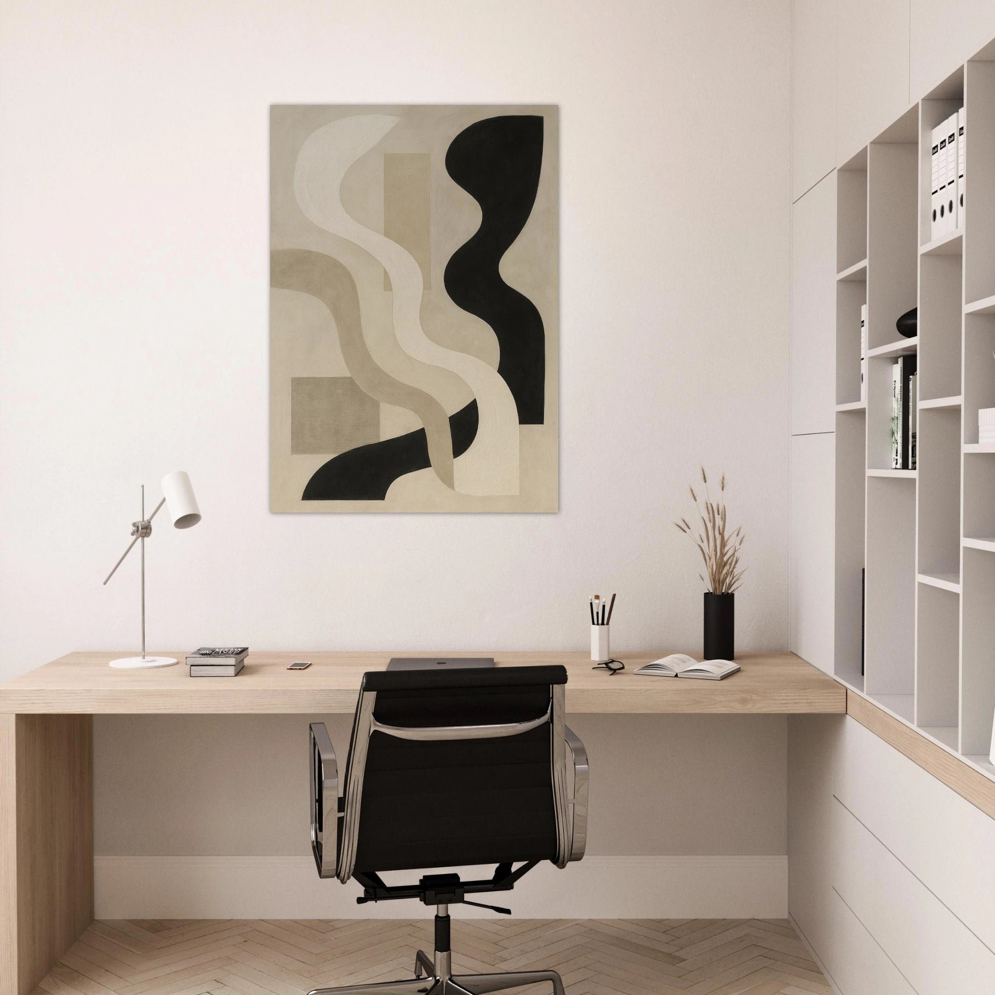 Wavy Structure Poster - Calda Design Studio