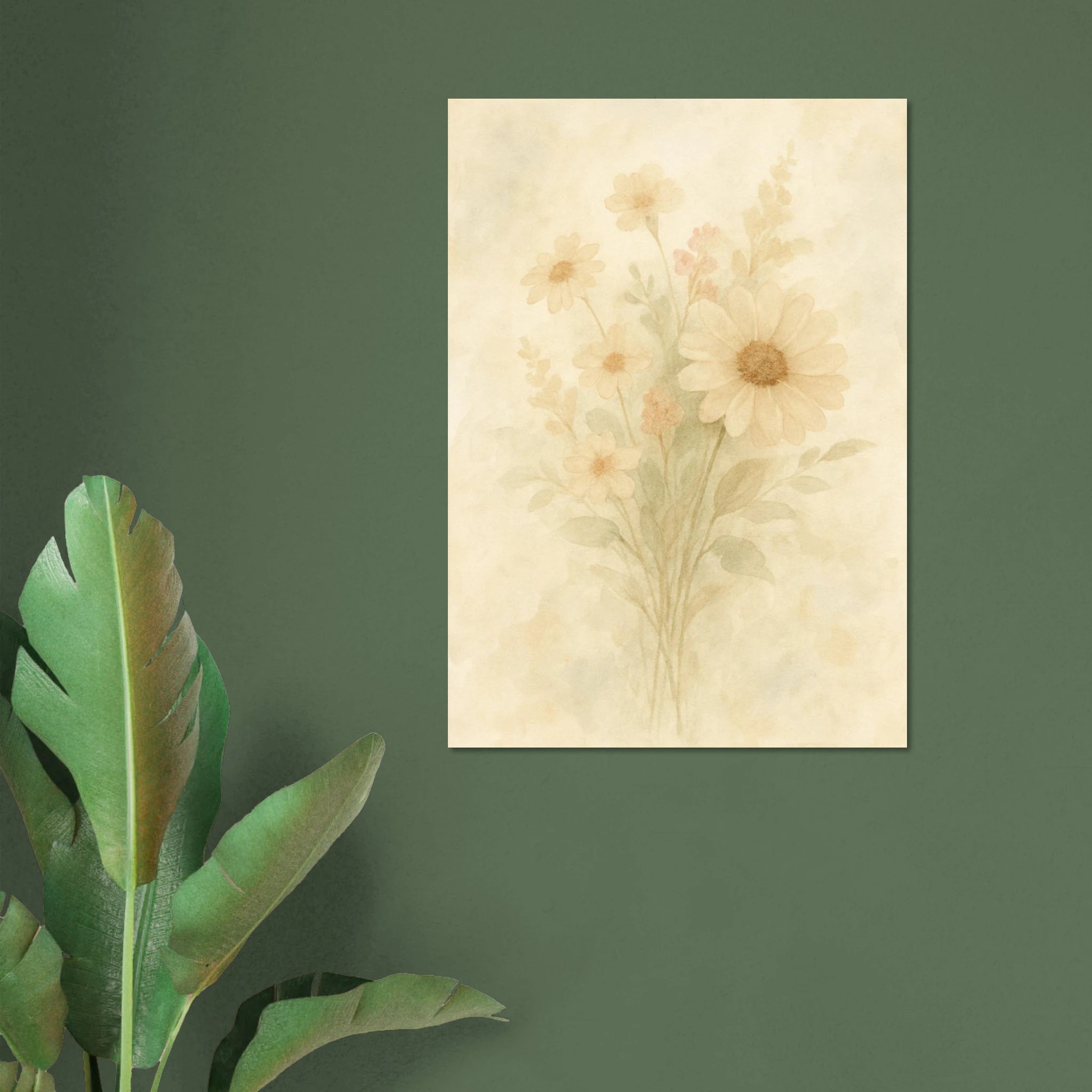 Wildblumenstrauß Poster - Calda Design Studio