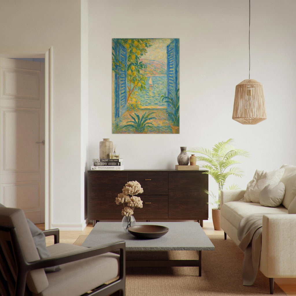 Mediterranean Seascape Poster - Calda Design Studio