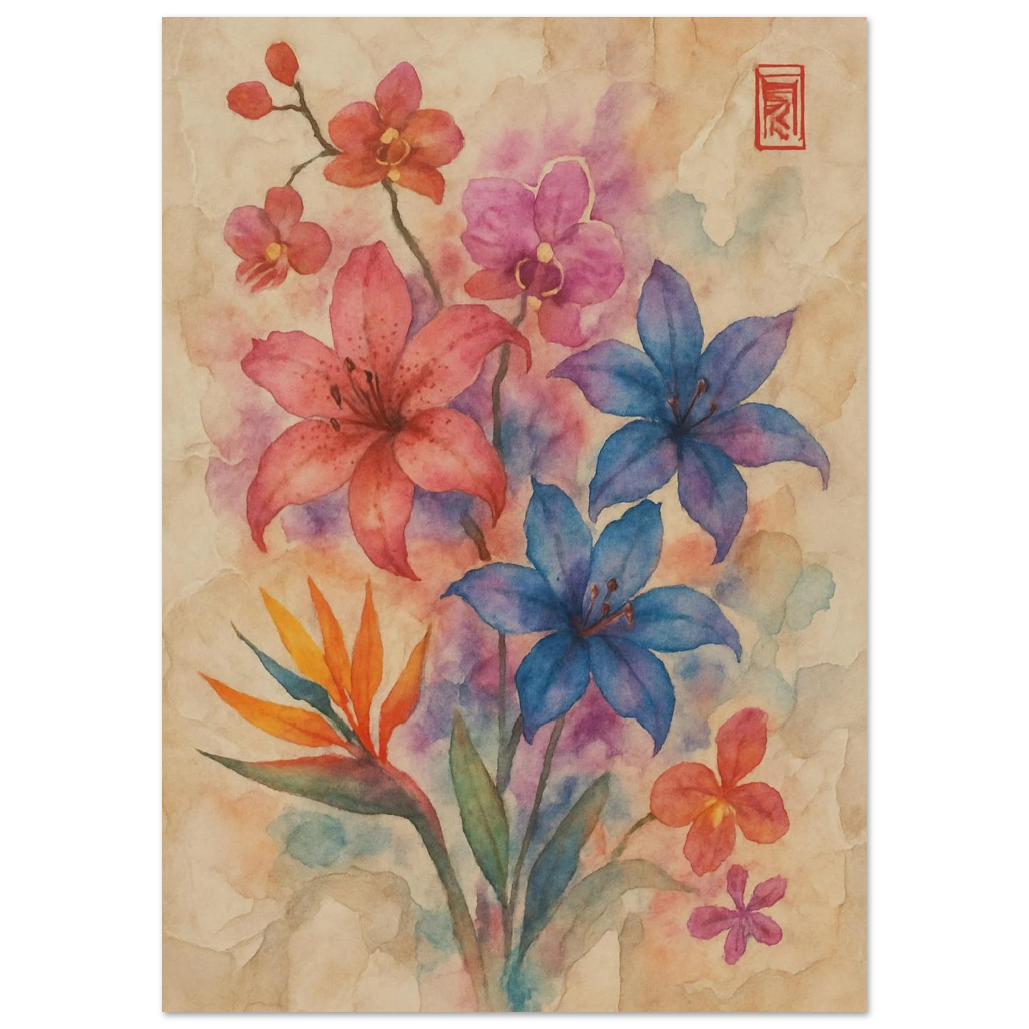 Flower Power I Poster - Calda Design Studio