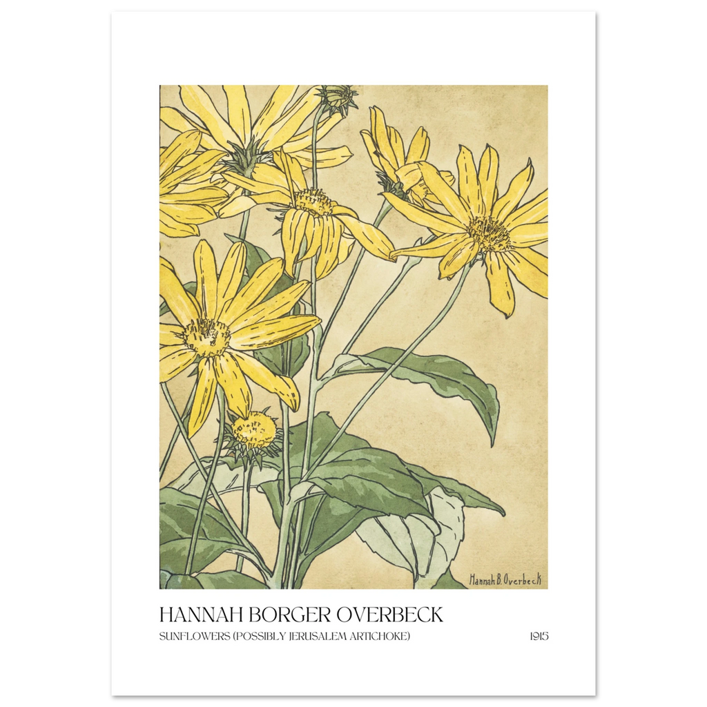 Sunflowers Poster - Calda Design Studio