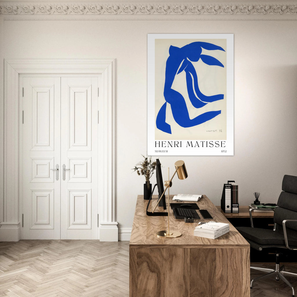 Nu bleu XI Poster - Calda Design Studio