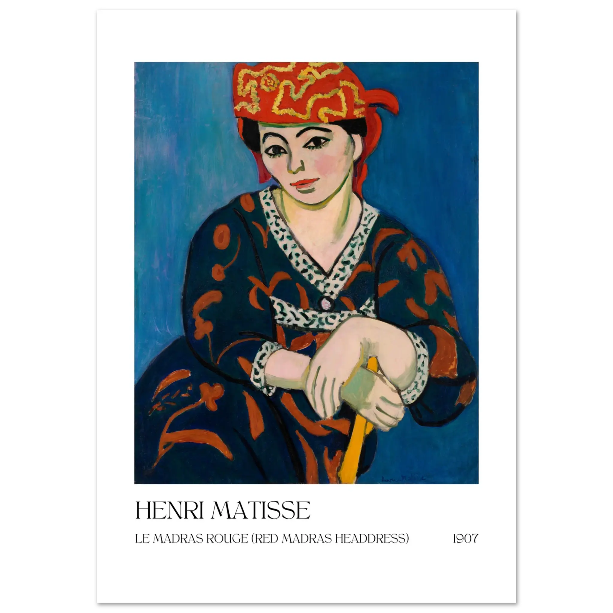 Le madras Rouge Poster - Calda Design Studio