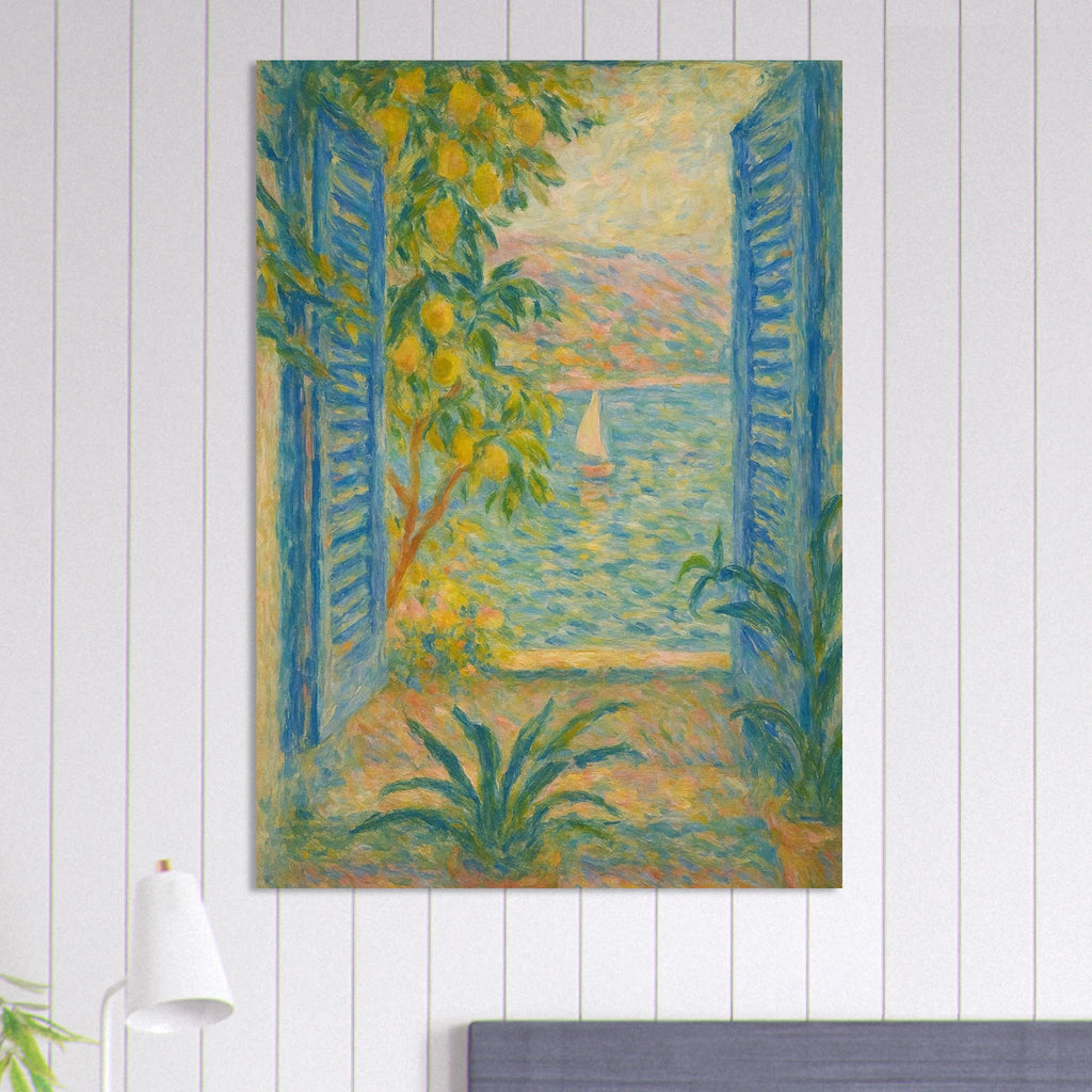 Mediterranean Seascape Poster - Calda Design Studio