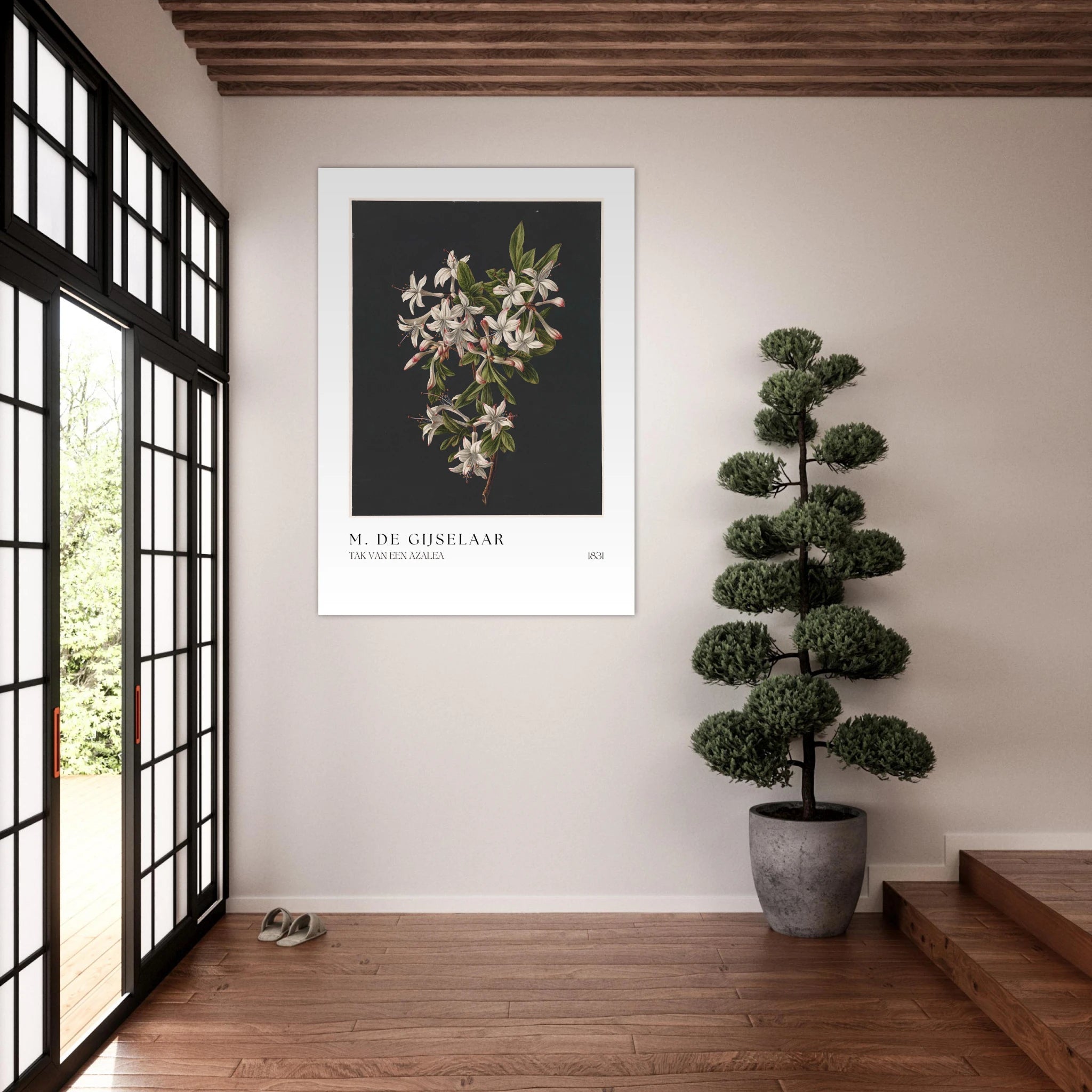 Tak van een azalea Poster - Calda Design Studio